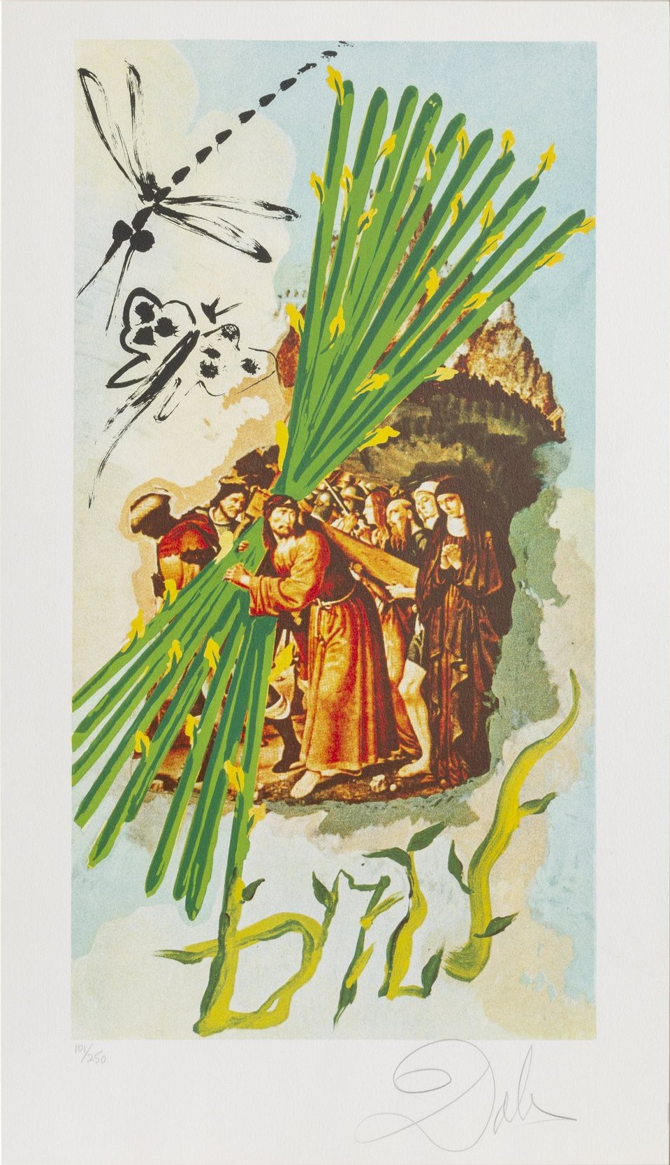 Salvador Dali, Ten of Staves Salvador Dali, Ten of Staves