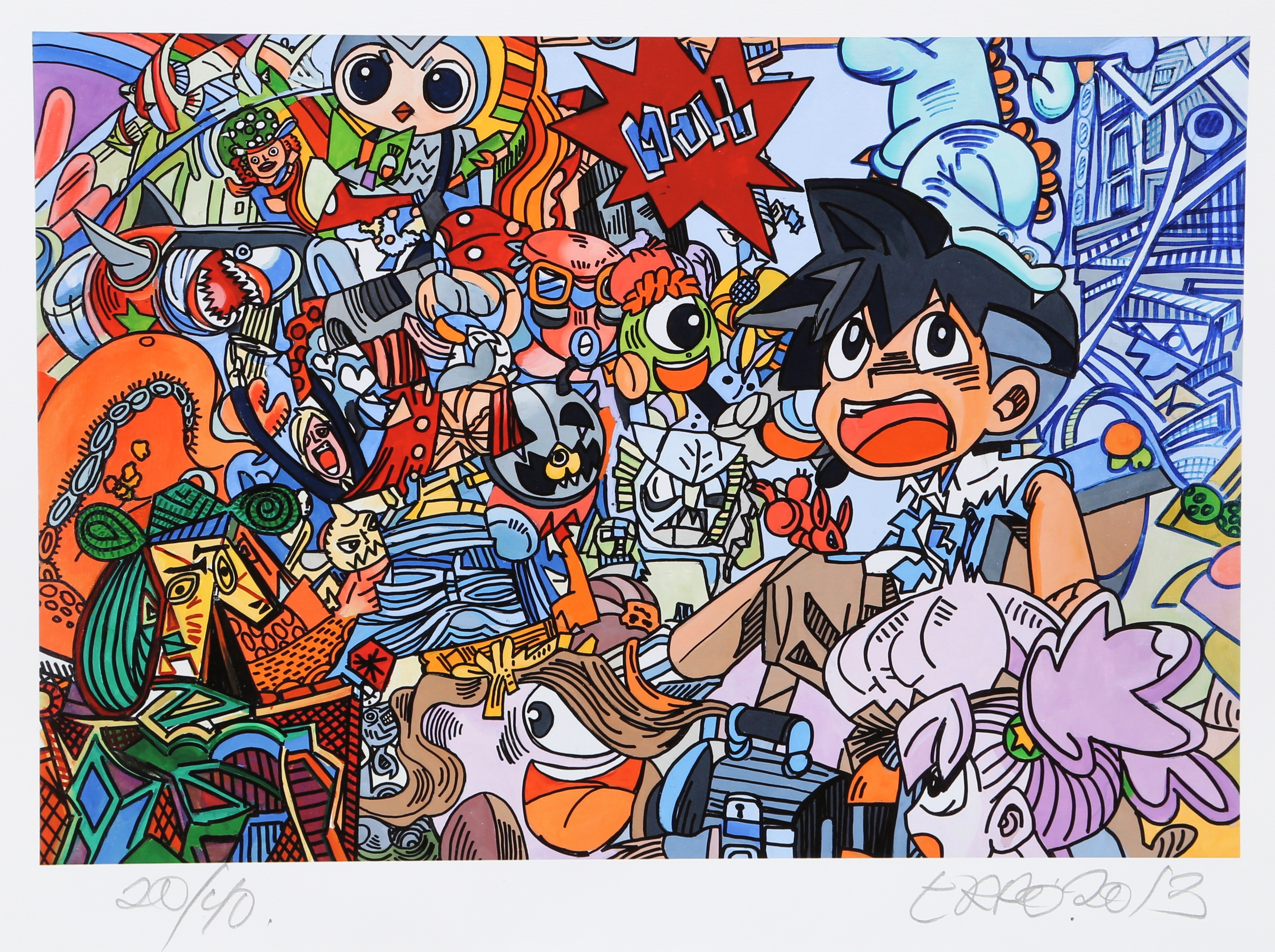 Erró, Le Petit Manga Picasso Erró, Le Petit Manga Picasso