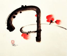 Painting, Méditation fleurs, Sounya Whang