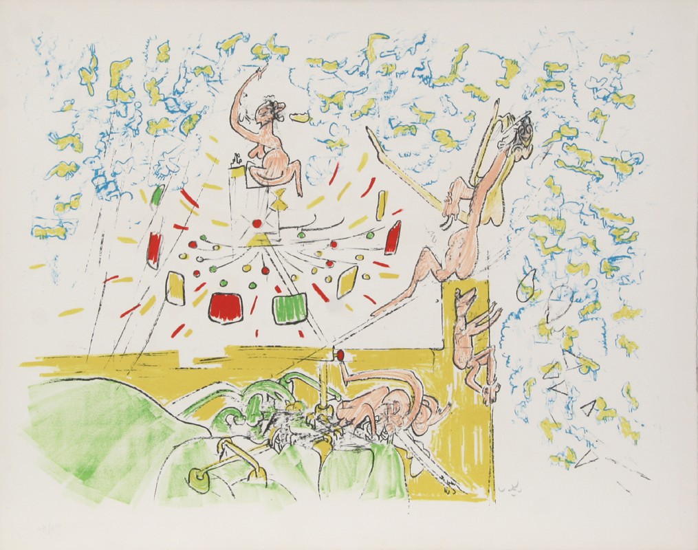 Roberto Matta, Fog Gog Magog, Planche 3 (Les Venusiennes) Roberto Matta, Fog Gog Magog, Planche 3 (Les Venusiennes)