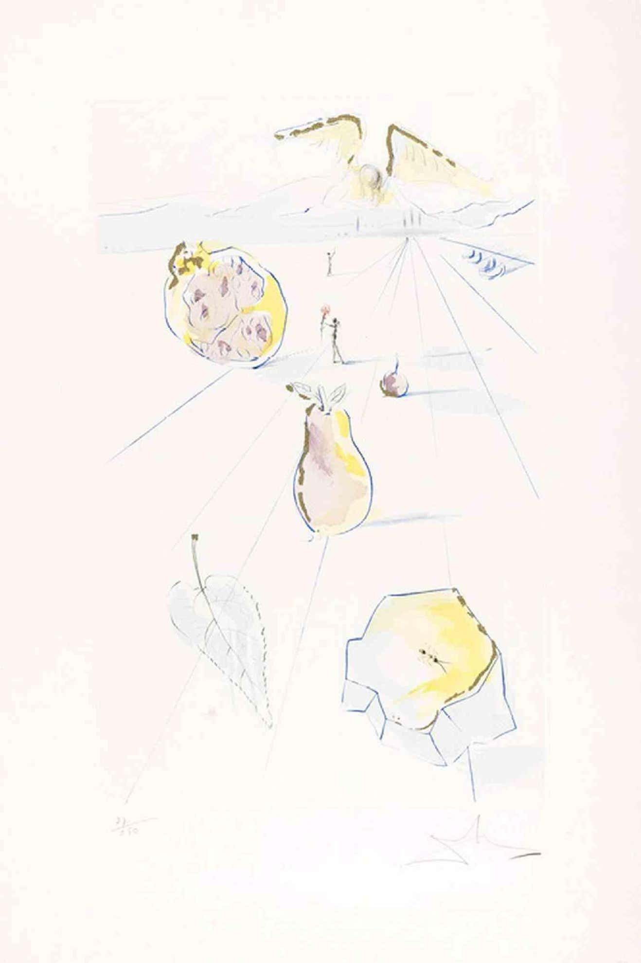Salvador Dali, The Fruits of the Valley Salvador Dali, The Fruits of the Valley