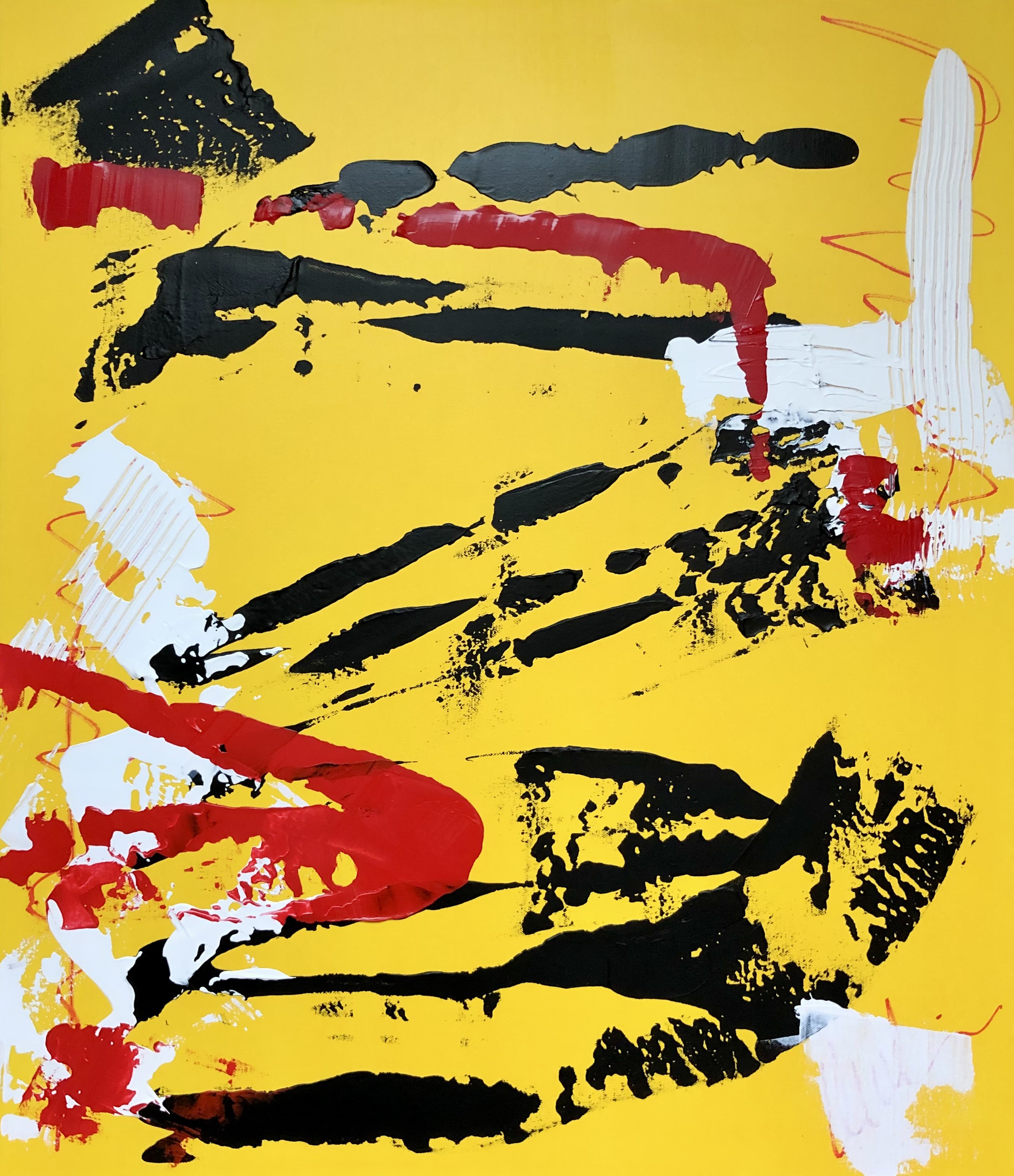 Hugo Auler Jr, Splash on yellow Hugo Auler Jr, Splash on yellow