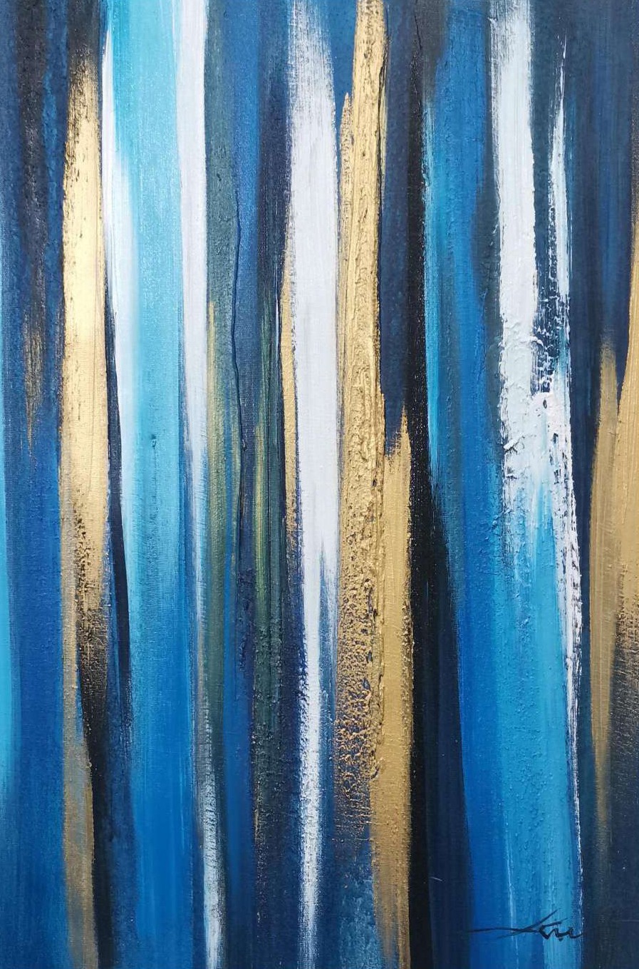 Xiu, Bleu et or Xiu, Bleu et or