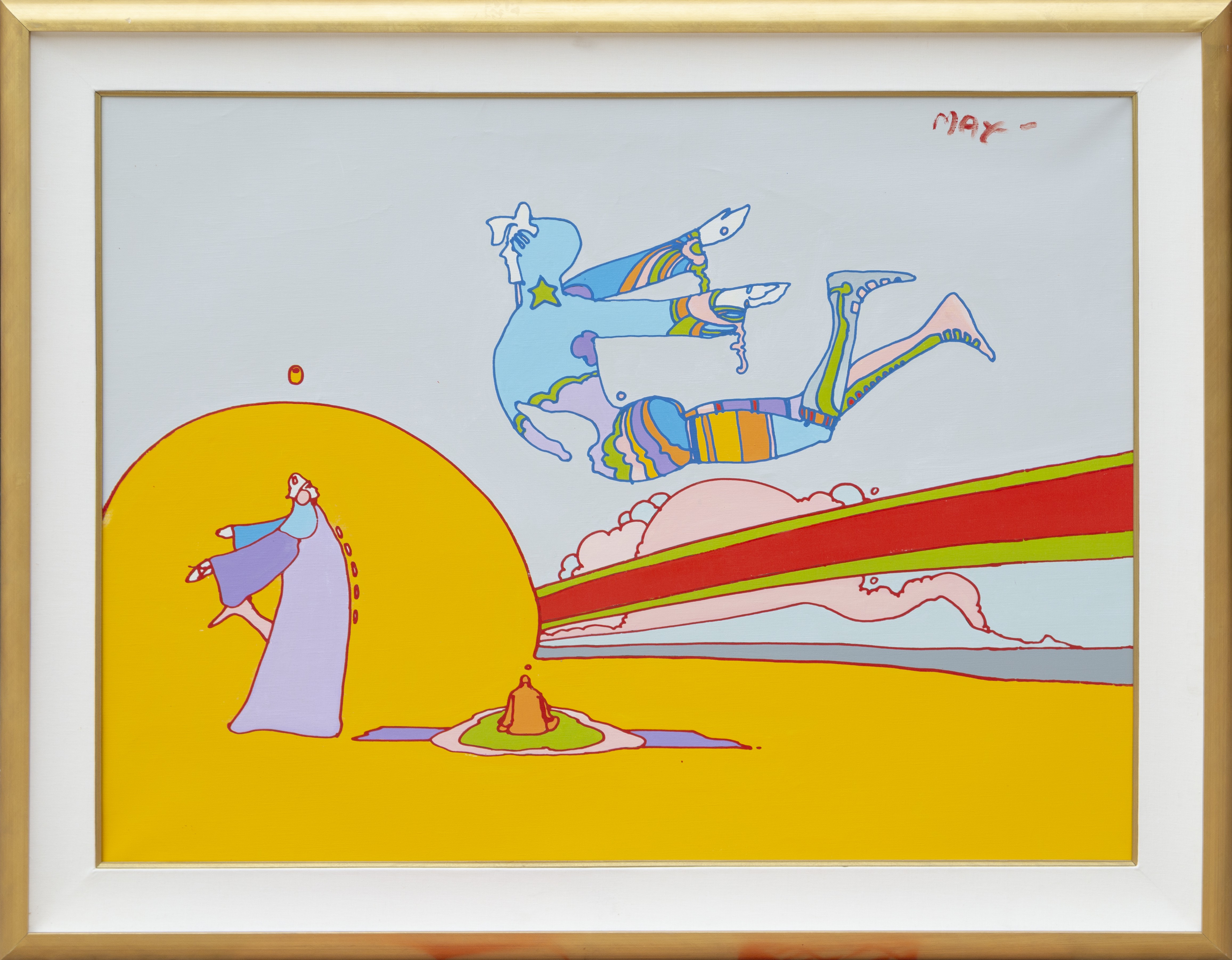 Peter Max, His birthday Peter Max, His birthday