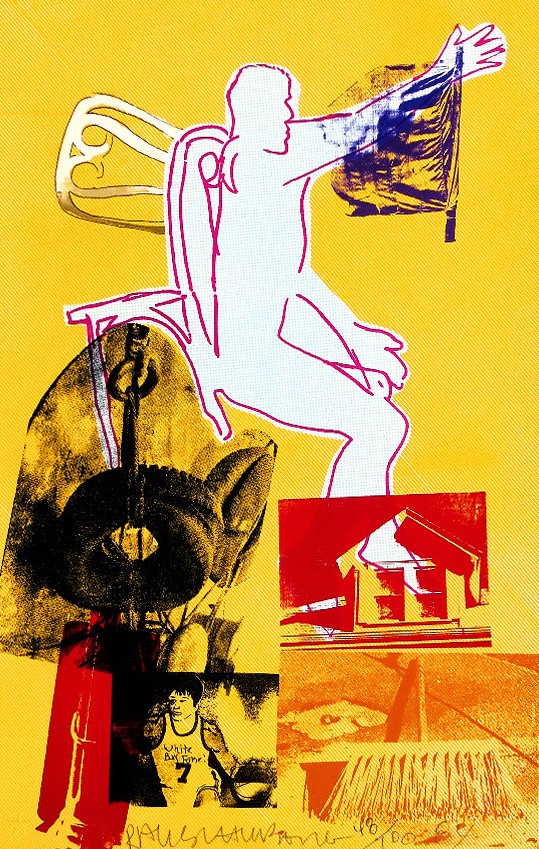 Robert Rauschenberg, Portrait of Merce Cunningham Robert Rauschenberg, Portrait of Merce Cunningham