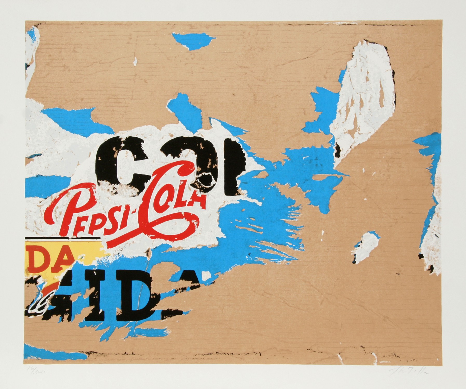 Mimmo Rotella, Pepsi Mimmo Rotella, Pepsi