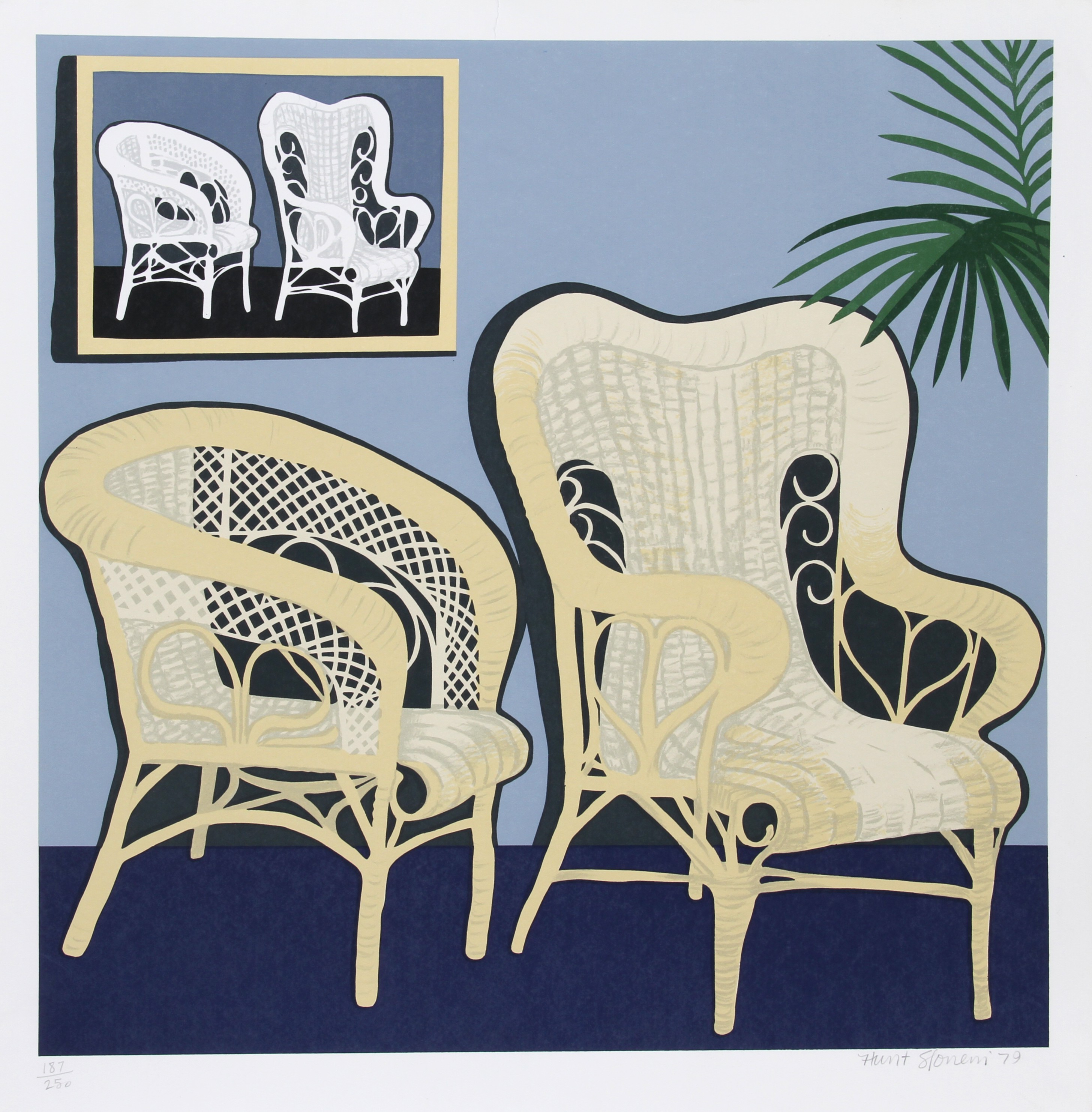 Hunt Slonem, Two Chairs Hunt Slonem, Two Chairs