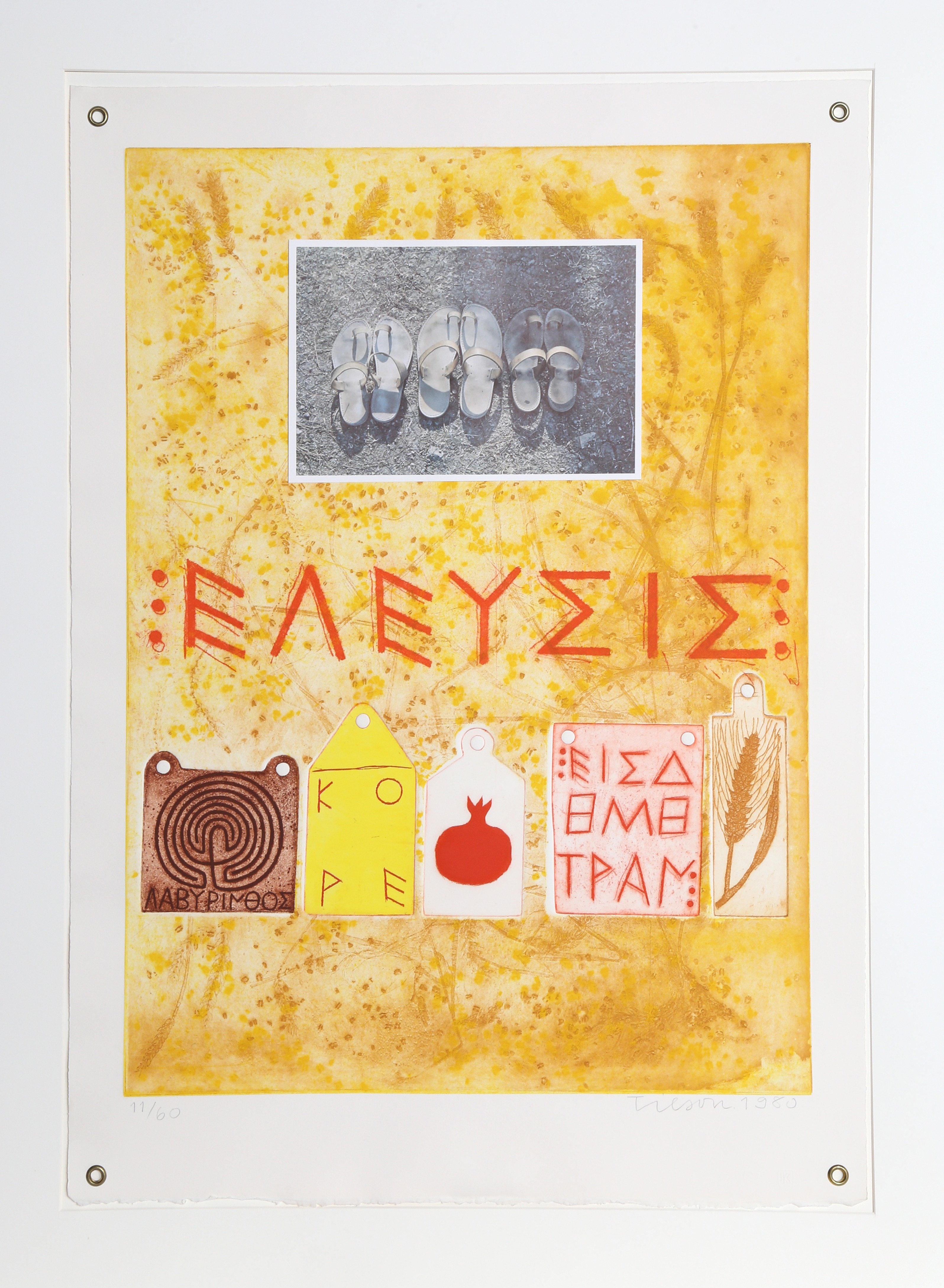 Joe Tilson, Proscinemi Elousis Joe Tilson, Proscinemi Elousis