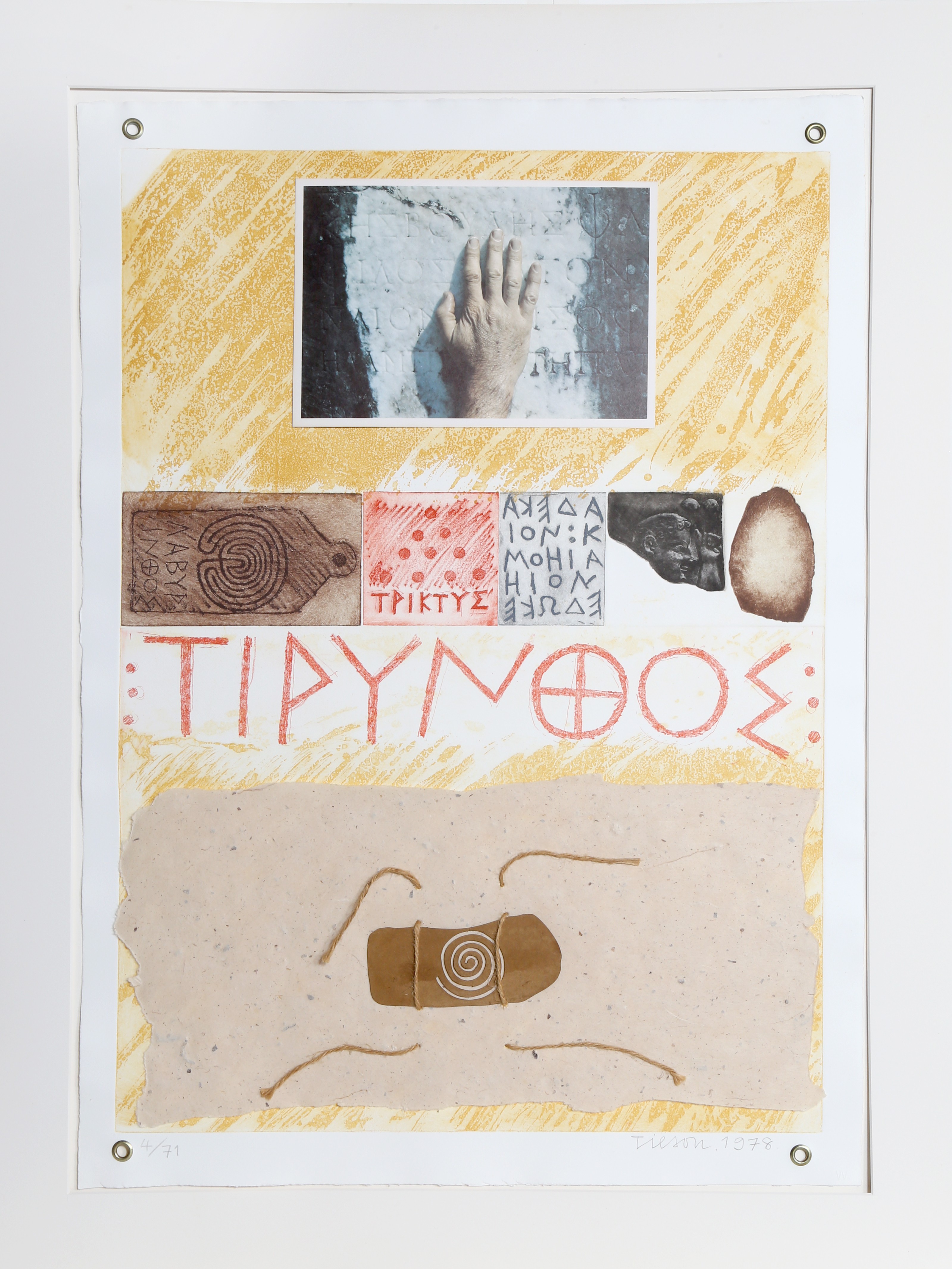 Joe Tilson, Proscinemi Tyrins Joe Tilson, Proscinemi Tyrins