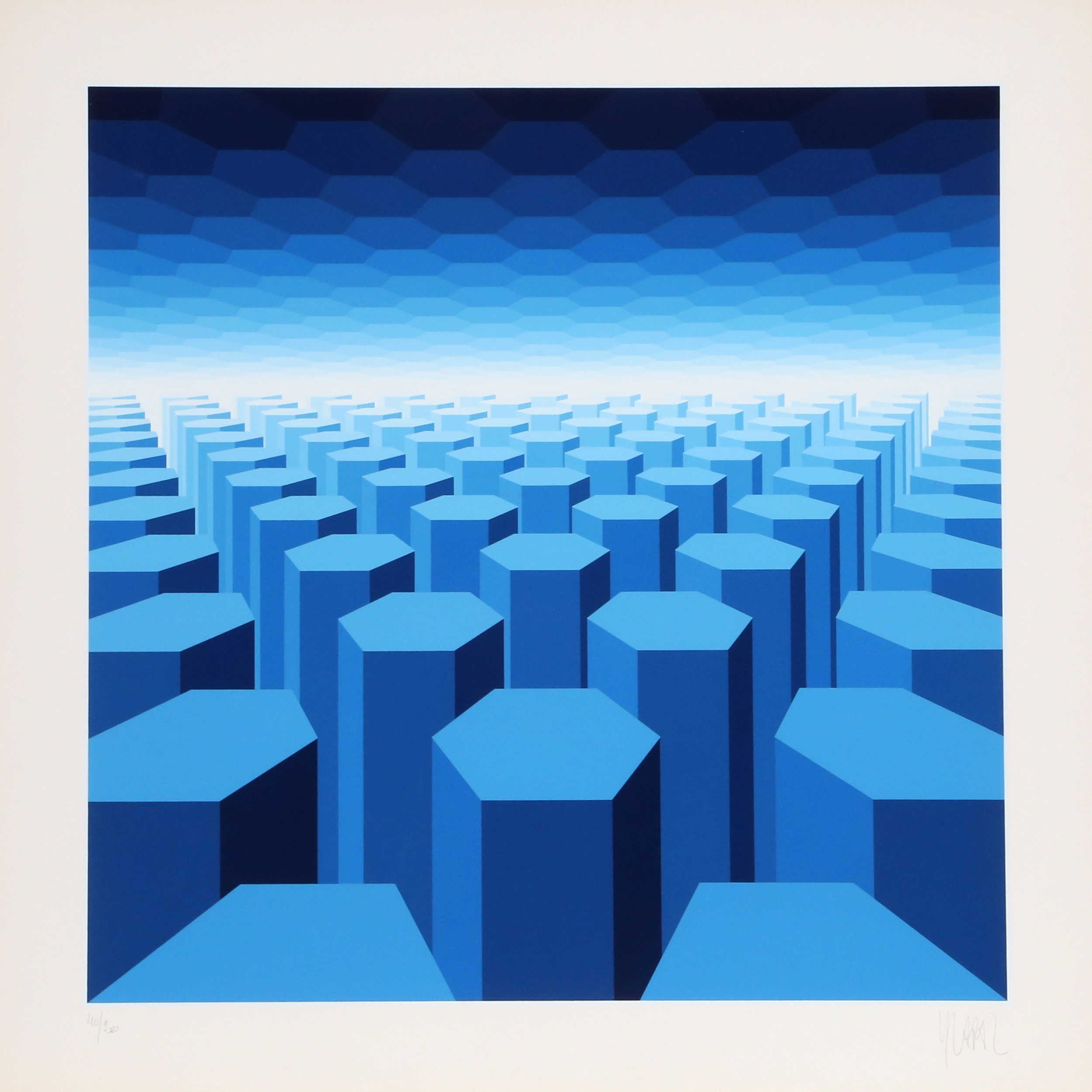 Jean-Pierre Yvaral, 50 Shades of Blue Jean-Pierre Yvaral, 50 Shades of Blue