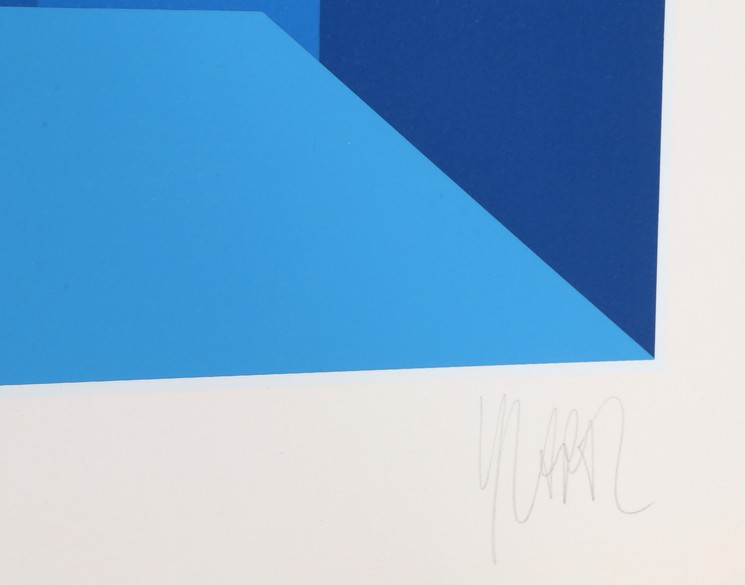 Jean-Pierre Yvaral, 50 Shades of Blue, Édition sur papier