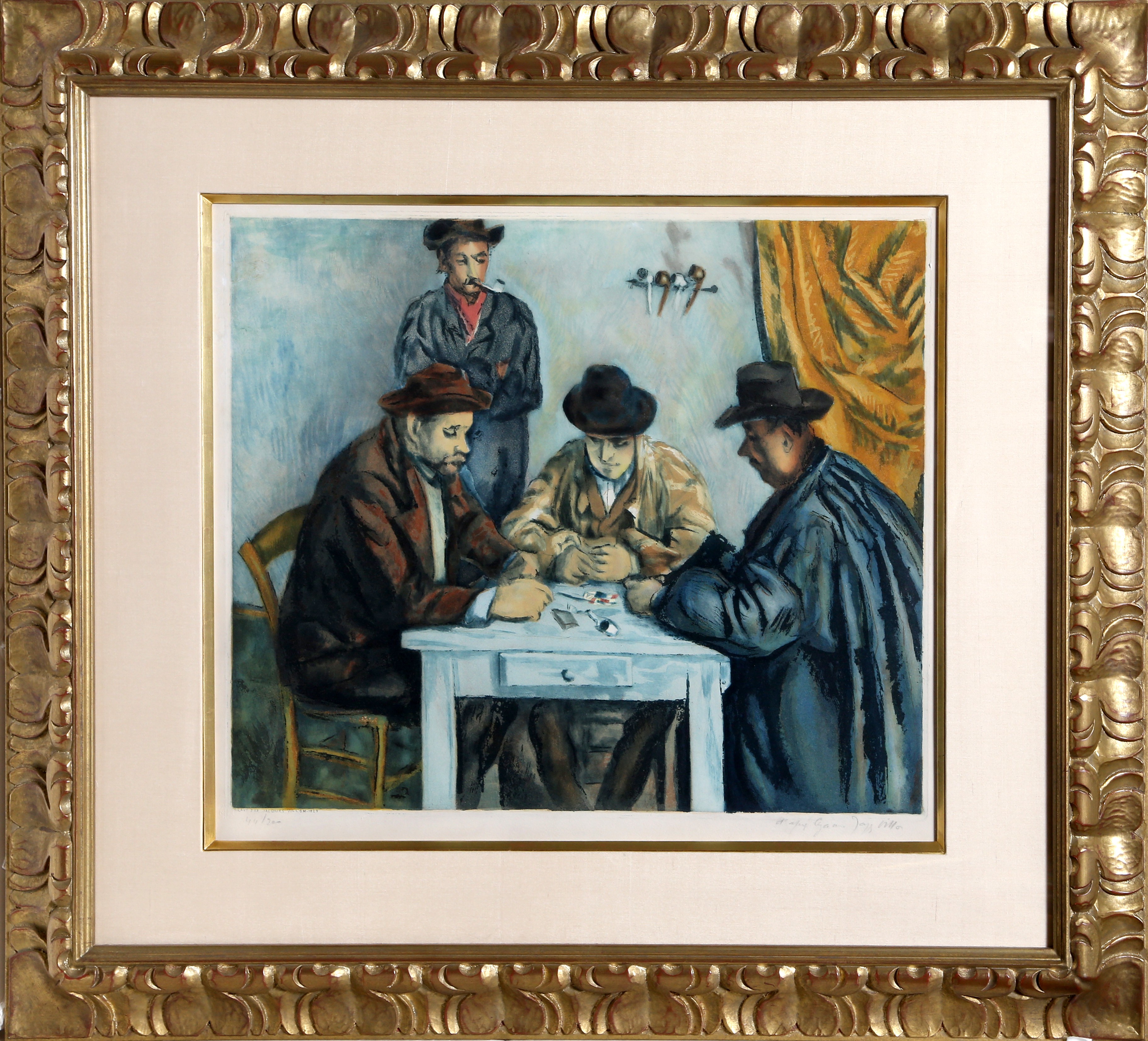 Jacques Villon, Les Joueurs des Cartes (The Card Players) Jacques Villon, Les Joueurs des Cartes (The Card Players)