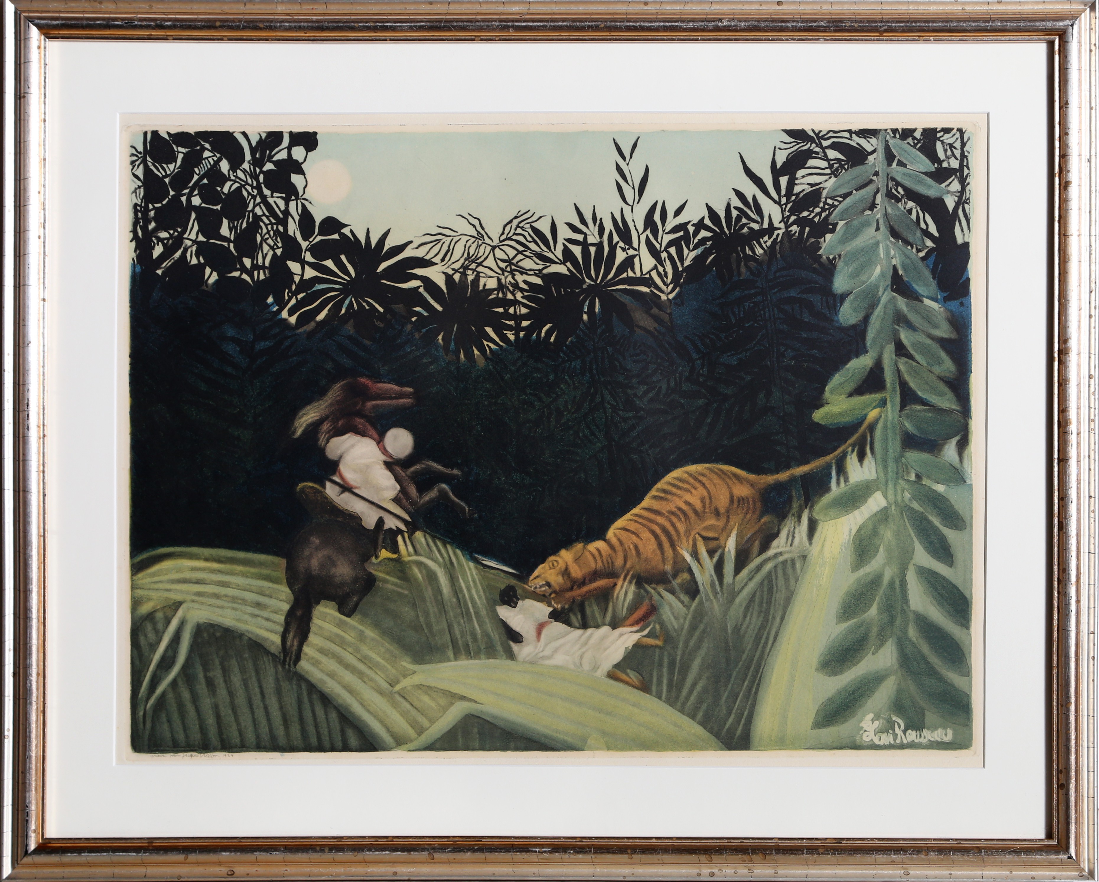 Jacques Villon, La Chasse au Tigre (Ginestet-Pouillon 641) Jacques Villon, La Chasse au Tigre (Ginestet-Pouillon 641)