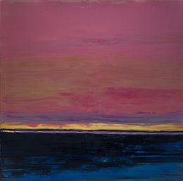 Peinture, The time when the sun says goodbye, Elina Bilous