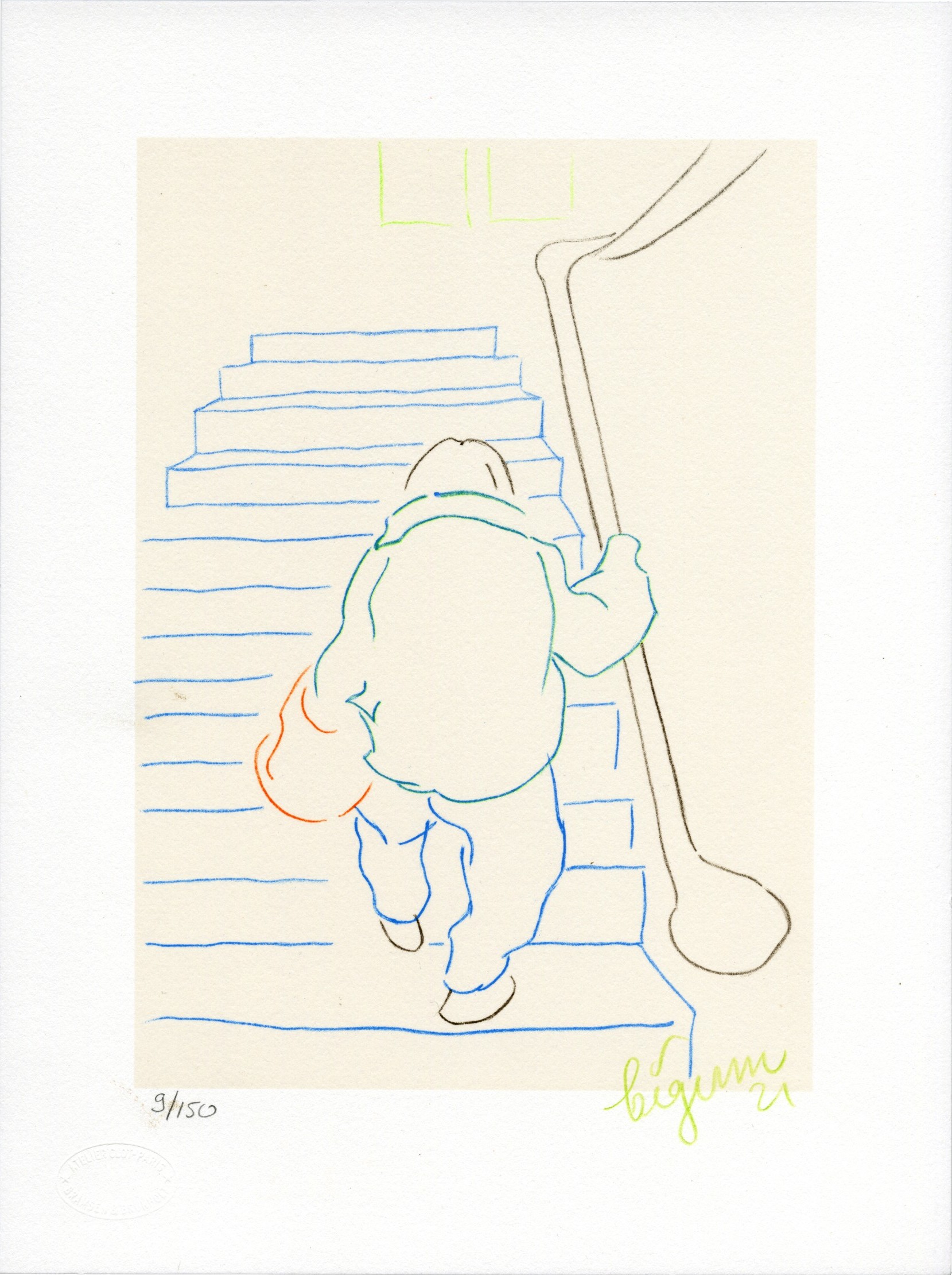Martin Bigum, Barre d'escalier Martin Bigum, Barre d'escalier