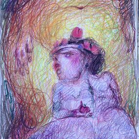 Fine Art Drawings, Adam and Eve VIII, Fredy Escobar Vega