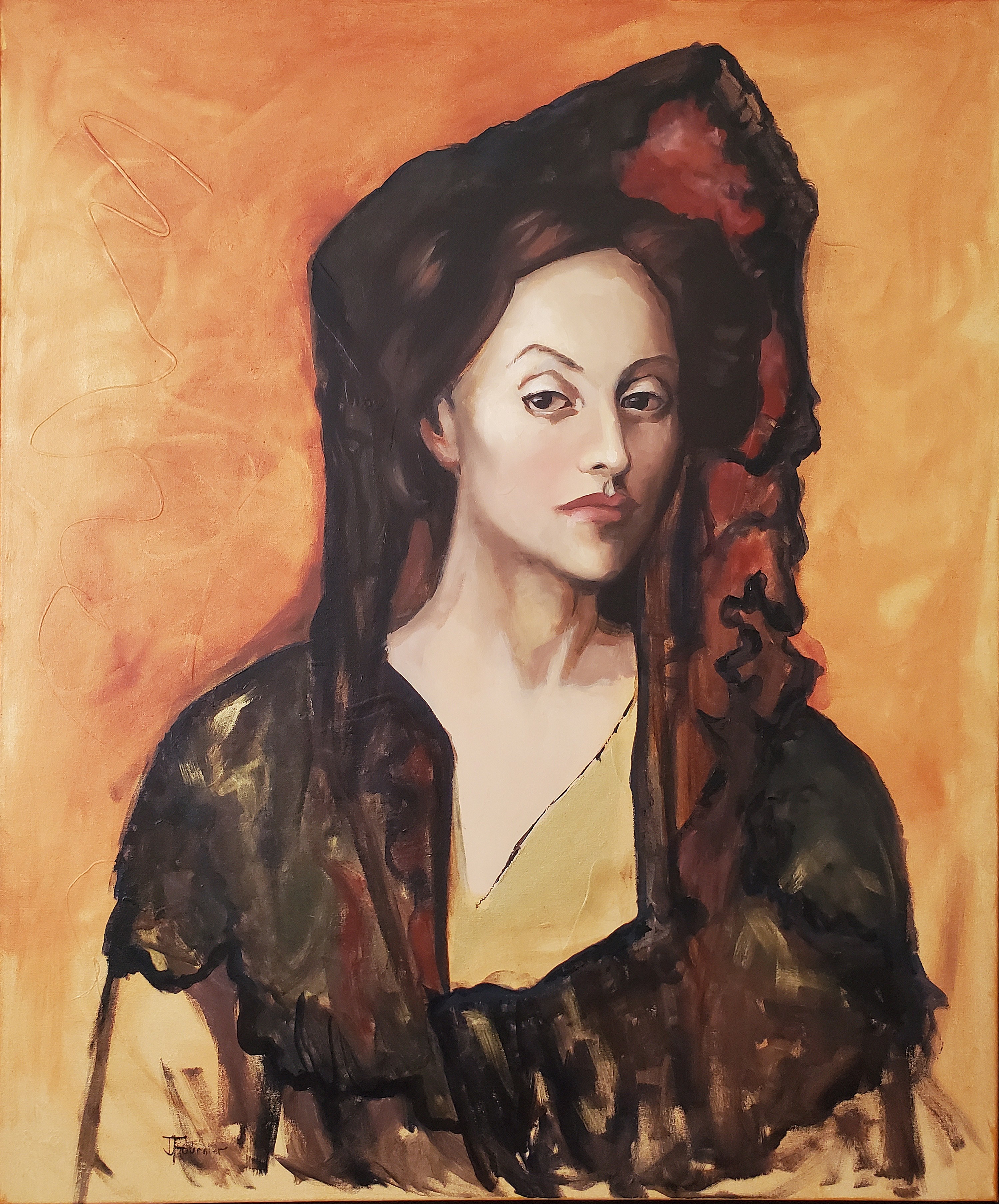 Joyce Fournier, Portrait of Mrs. Canals (after Picasso) Joyce Fournier, Portrait of Mrs. Canals (after Picasso)