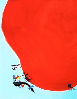 Painting, Jeune fille dormant, Sounya Whang