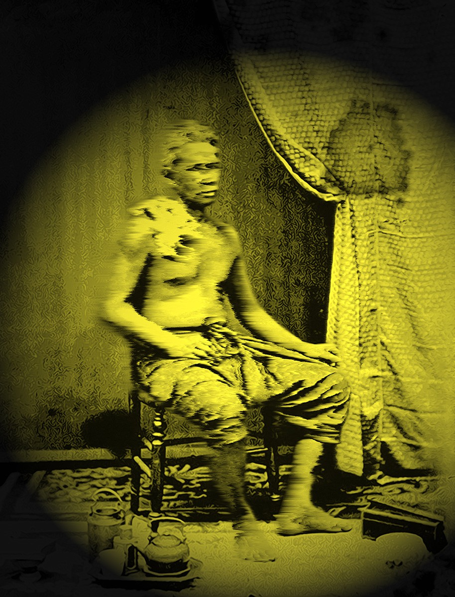 The opium smoking white elephant, Soldier resting The opium smoking white elephant, Soldier resting