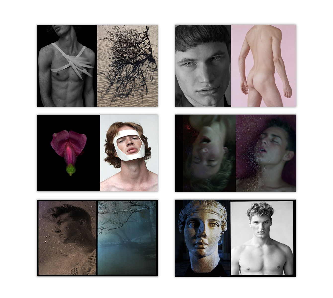 Michael James O'Brien, In Spite of dreams Diptychs, Portfolio of 6 photographs Michael James O'Brien, In Spite of dreams Diptychs, Portfolio of 6 photographs