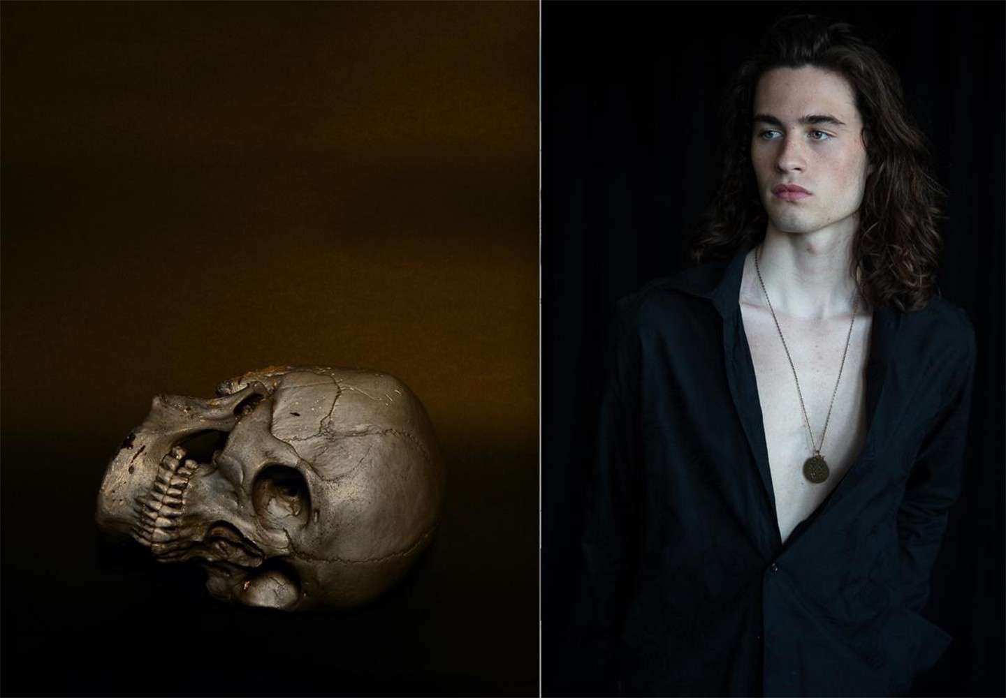 Michael James O'Brien, TThe Last Sea, Skull, Brandon, Diptych Michael James O'Brien, TThe Last Sea, Skull, Brandon, Diptych