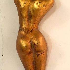 Skulpturen, Gold Titan 1985 Sculpture murale, Reza