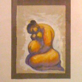 Gemälde, MAMAN Maternité  1987 Motherhood, Reza