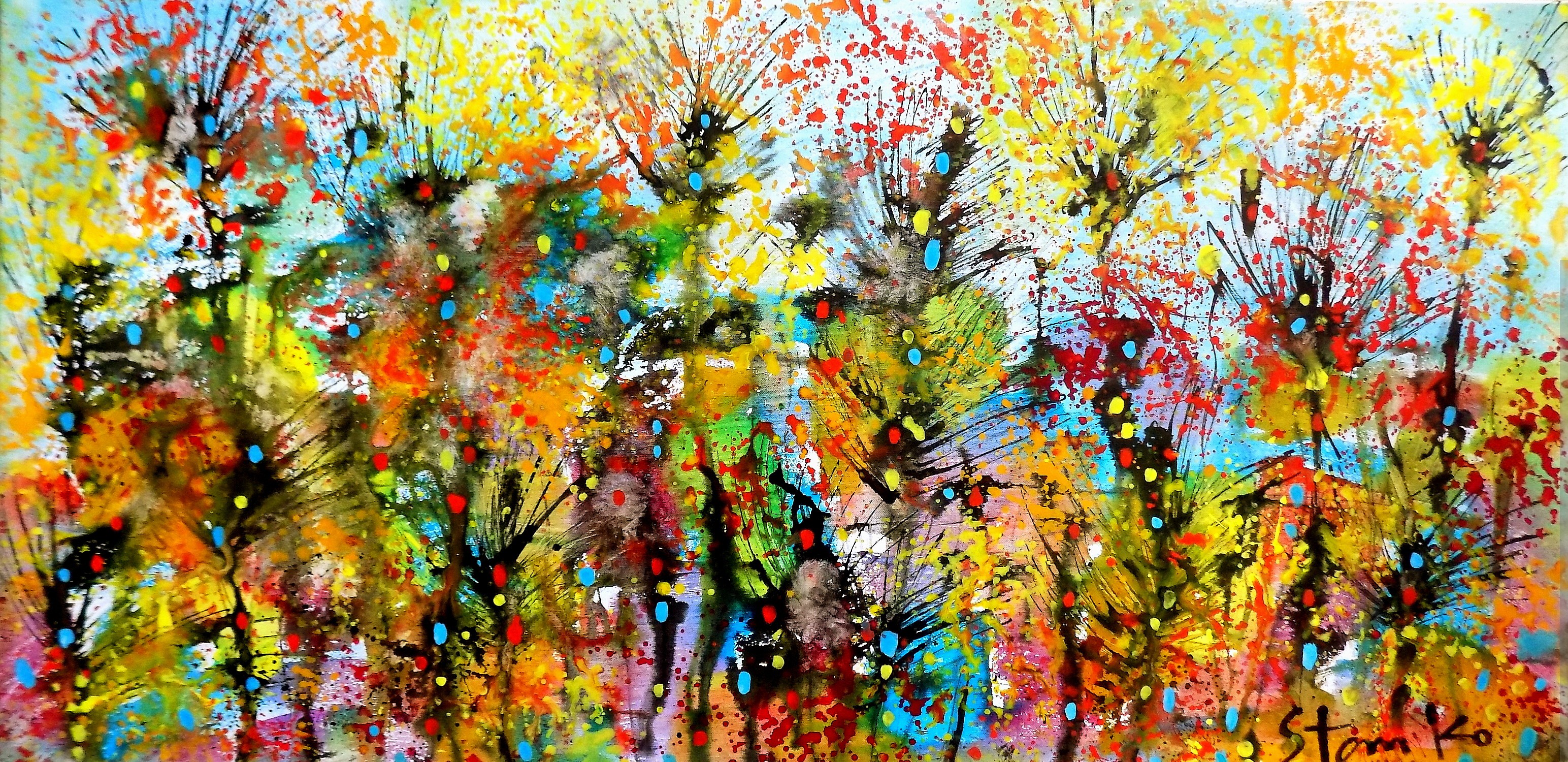 Stanislav Bojankov, Abstract landscape - XLI Stanislav Bojankov, Abstract landscape - XLI