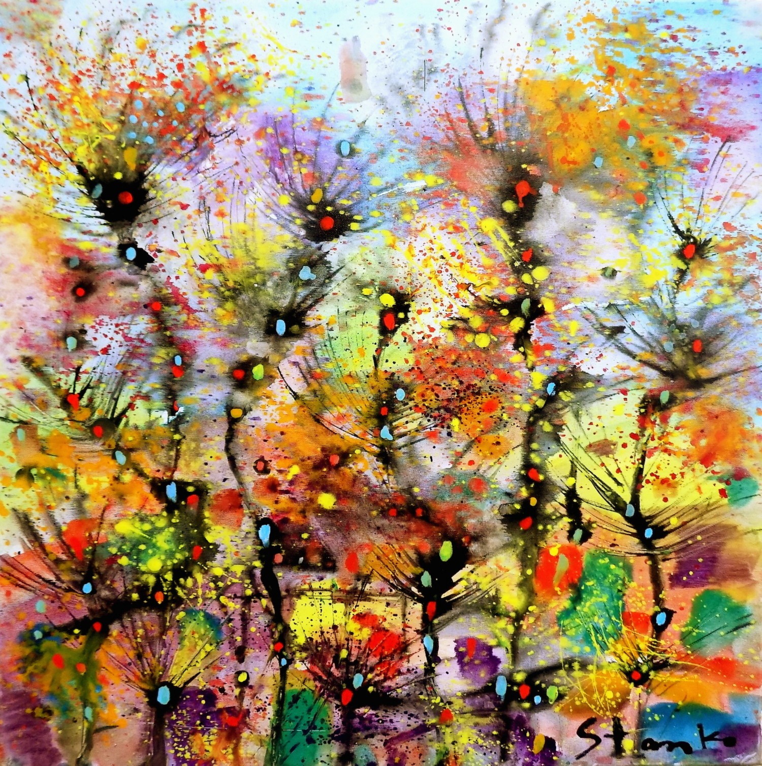 Stanislav Bojankov, Abstract landscape - XXXIV Stanislav Bojankov, Abstract landscape - XXXIV