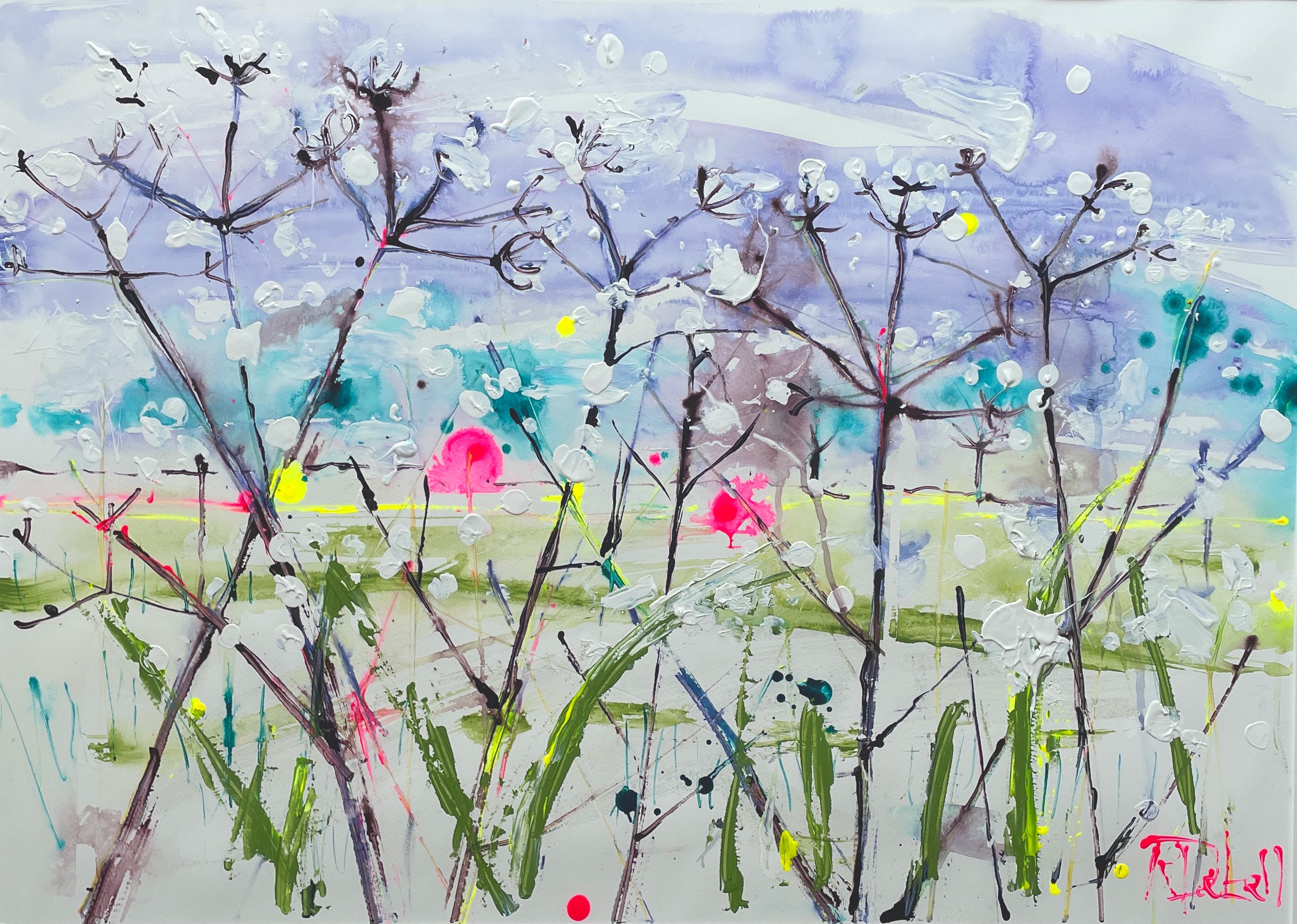 Rachael Dalzell, Late afternoon in the fields Rachael Dalzell, Late afternoon in the fields