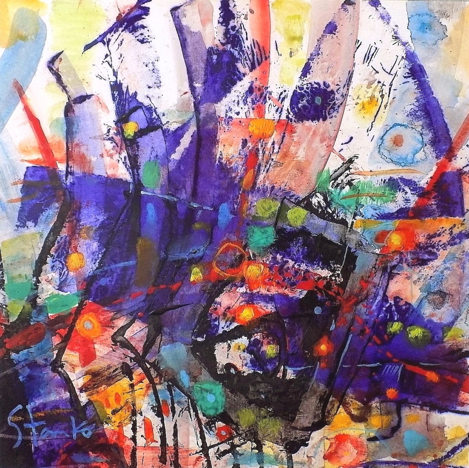 Stanislav Bojankov, Abstract landscape-V Stanislav Bojankov, Abstract landscape-V