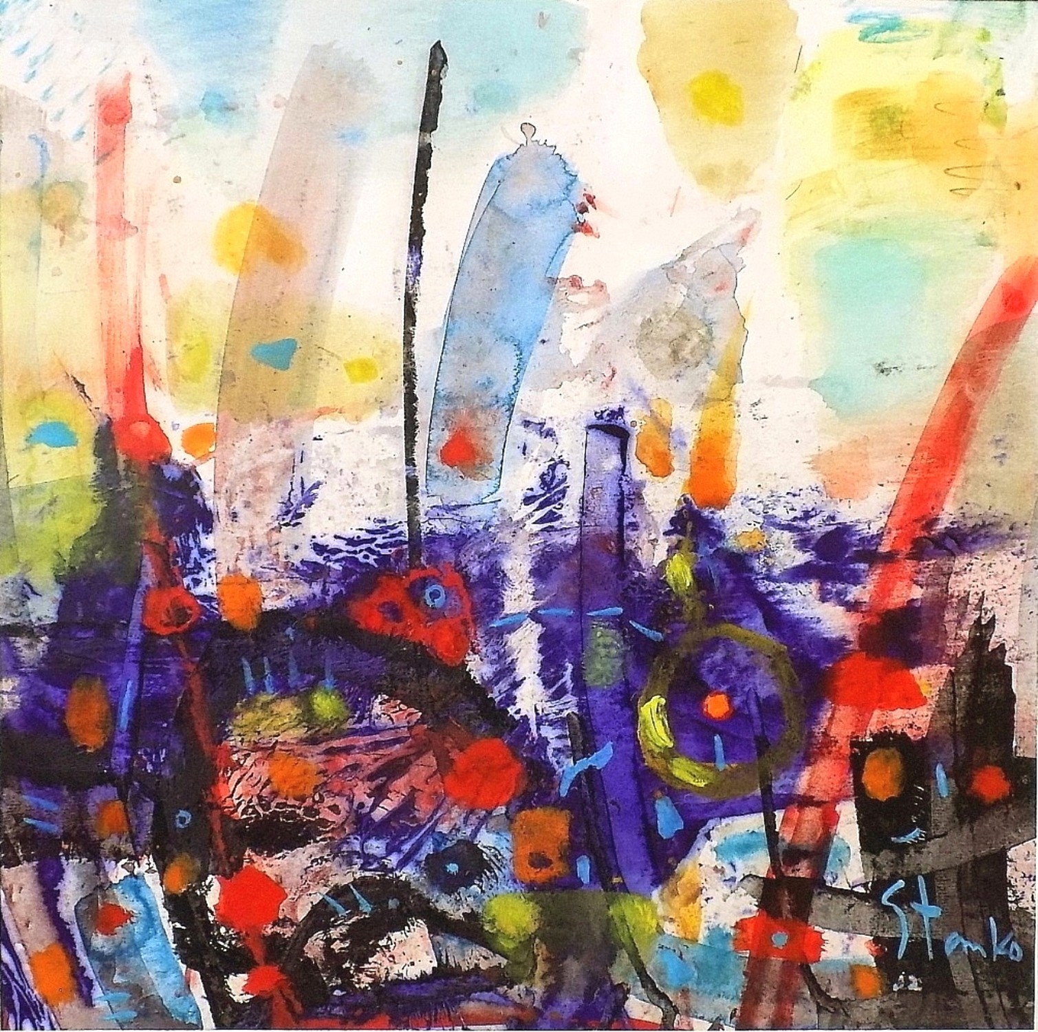 Stanislav Bojankov, Abstract landscape-VI Stanislav Bojankov, Abstract landscape-VI