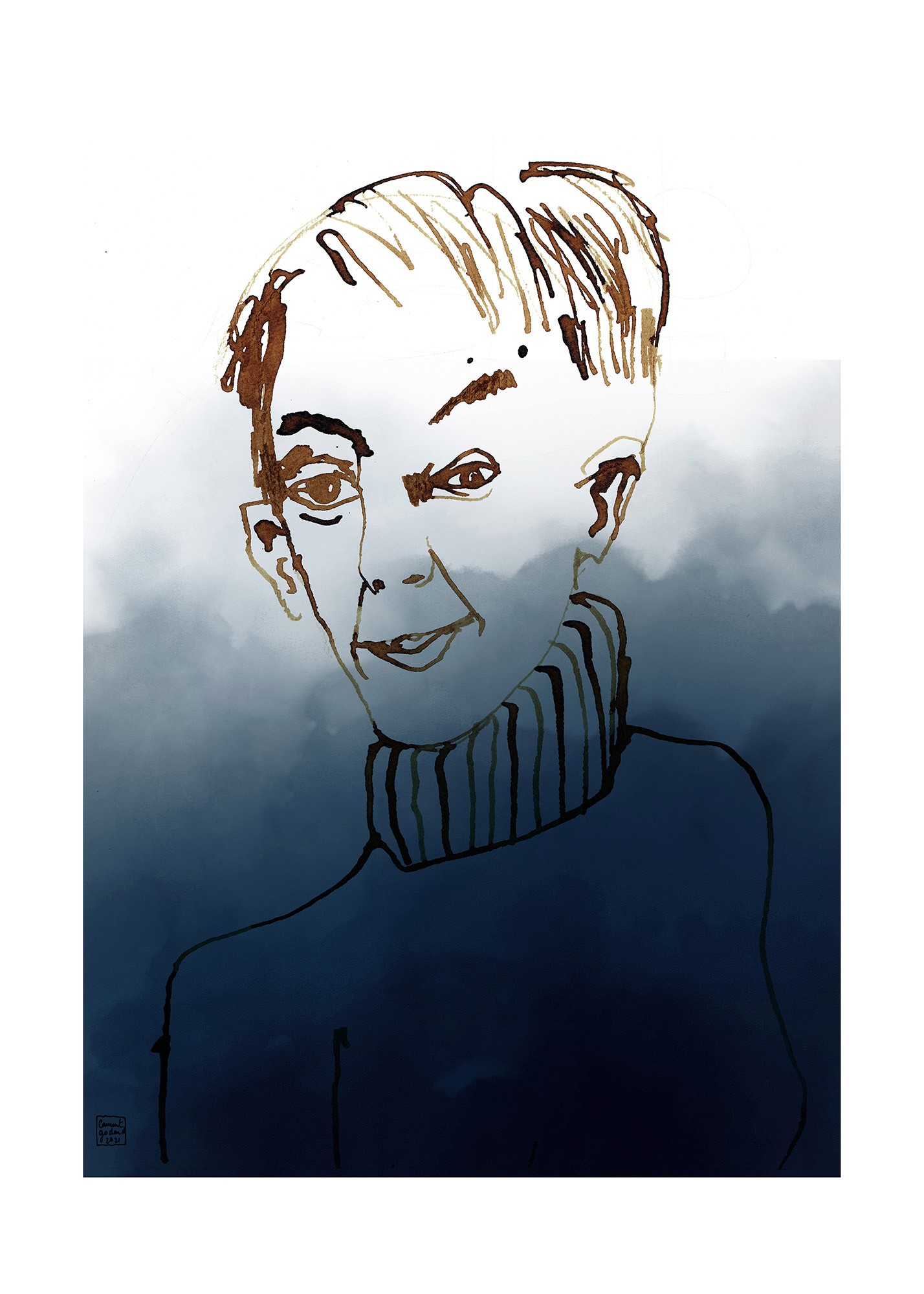 Laurent Godard, Brouillard de pensée - Digital Art digigraphie Laurent Godard, Brouillard de pensée - Digital Art digigraphie