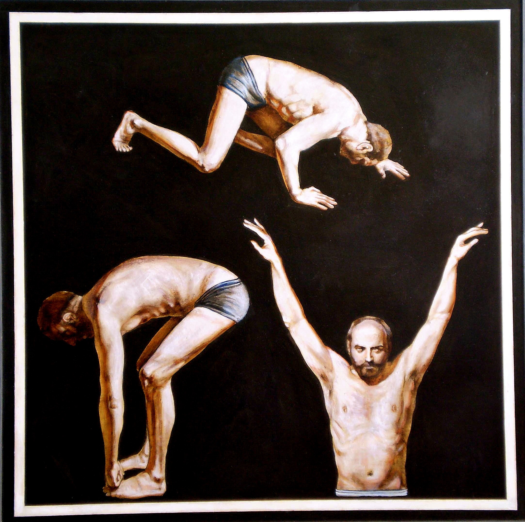Stanislav Bojankov, Triple portrait-II(The Pollock-Krasner Foundation Grant,New York,2003) Stanislav Bojankov, Triple portrait-II(The Pollock-Krasner Foundation Grant,New York,2003)
