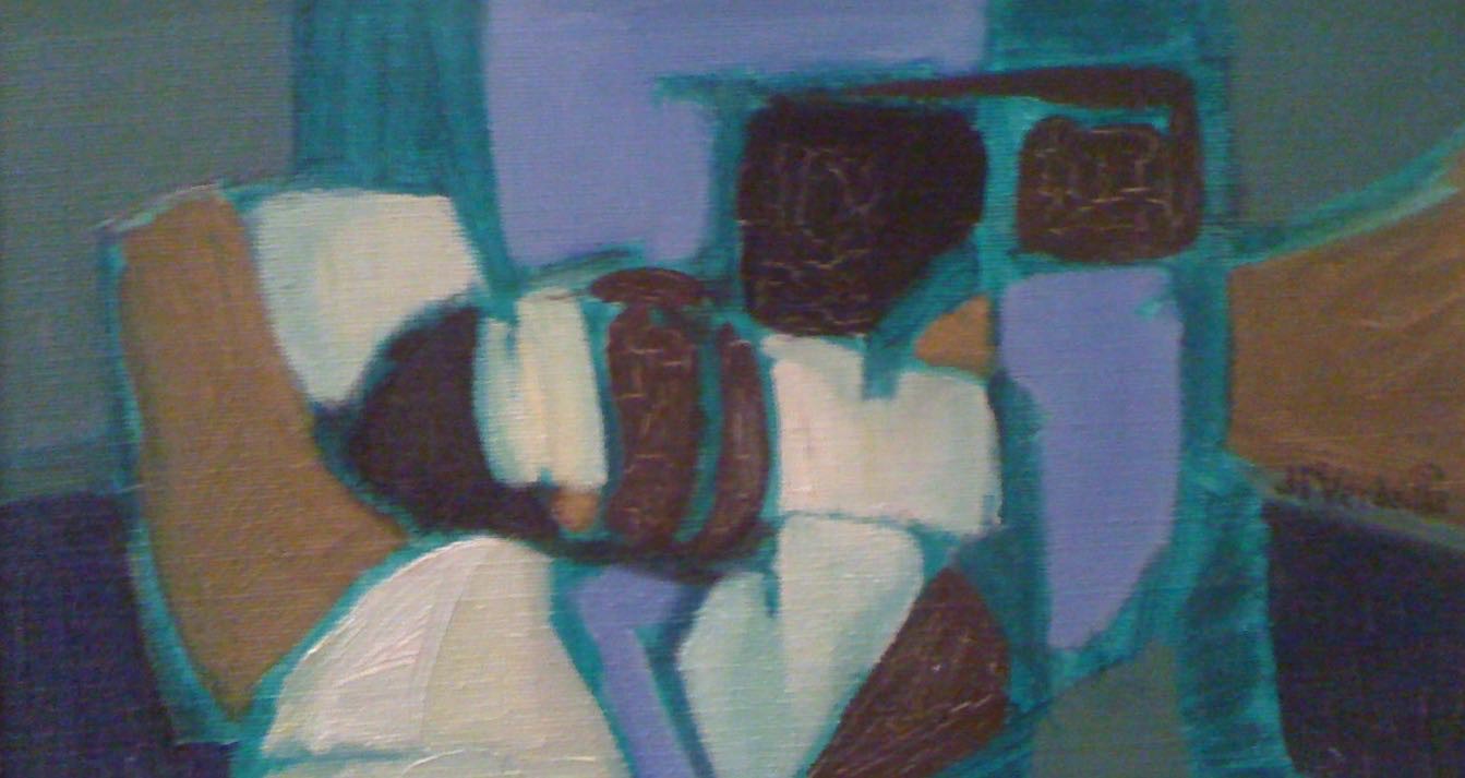Jean-Pierre Verdeille, 1979 Green Abstraction Verte Jean-Pierre Verdeille, 1979 Green Abstraction Verte