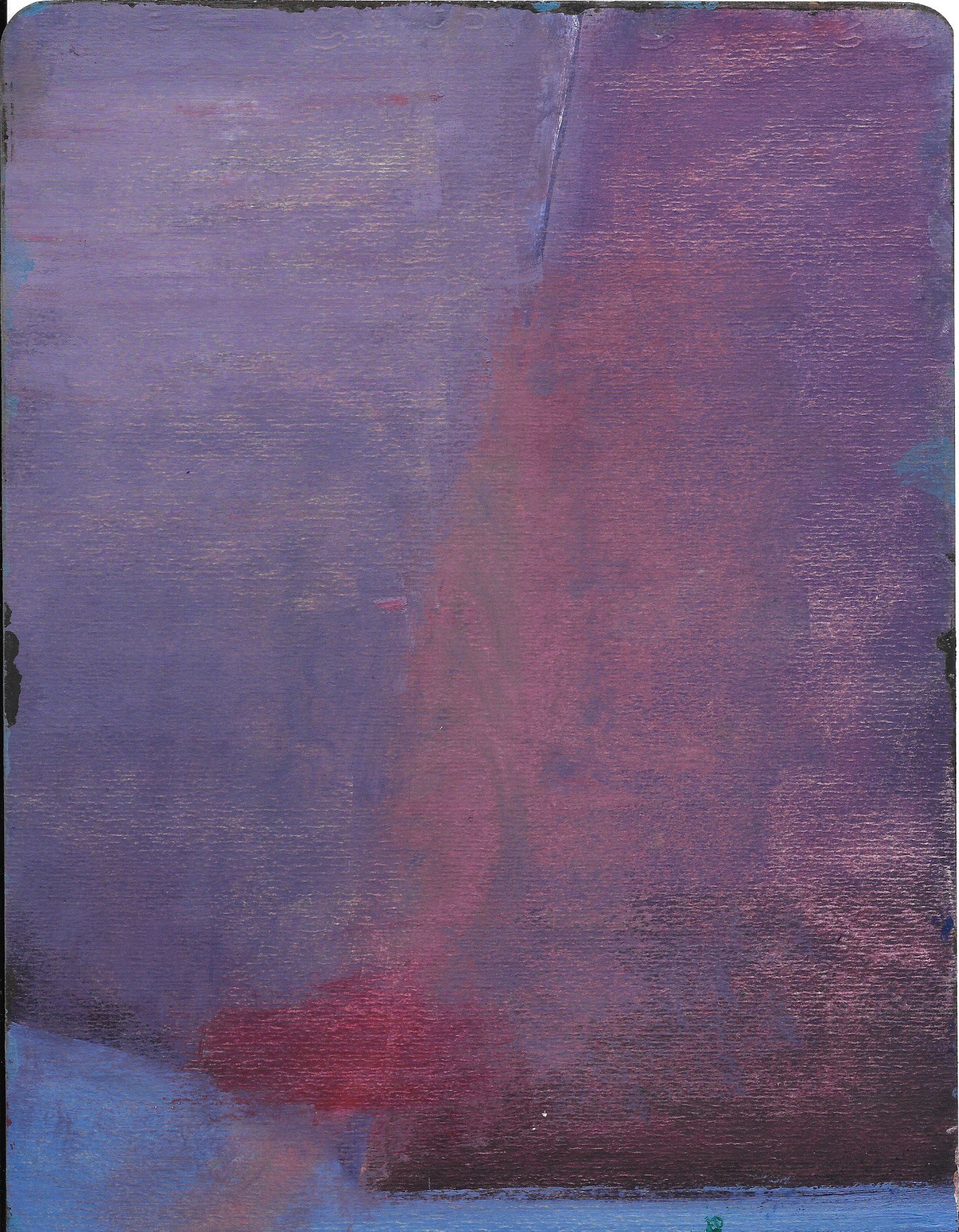 Moon Shin, Deep Purple blue Abstraction Pourpre Bleue 1972 Moon Shin, Deep Purple blue Abstraction Pourpre Bleue 1972