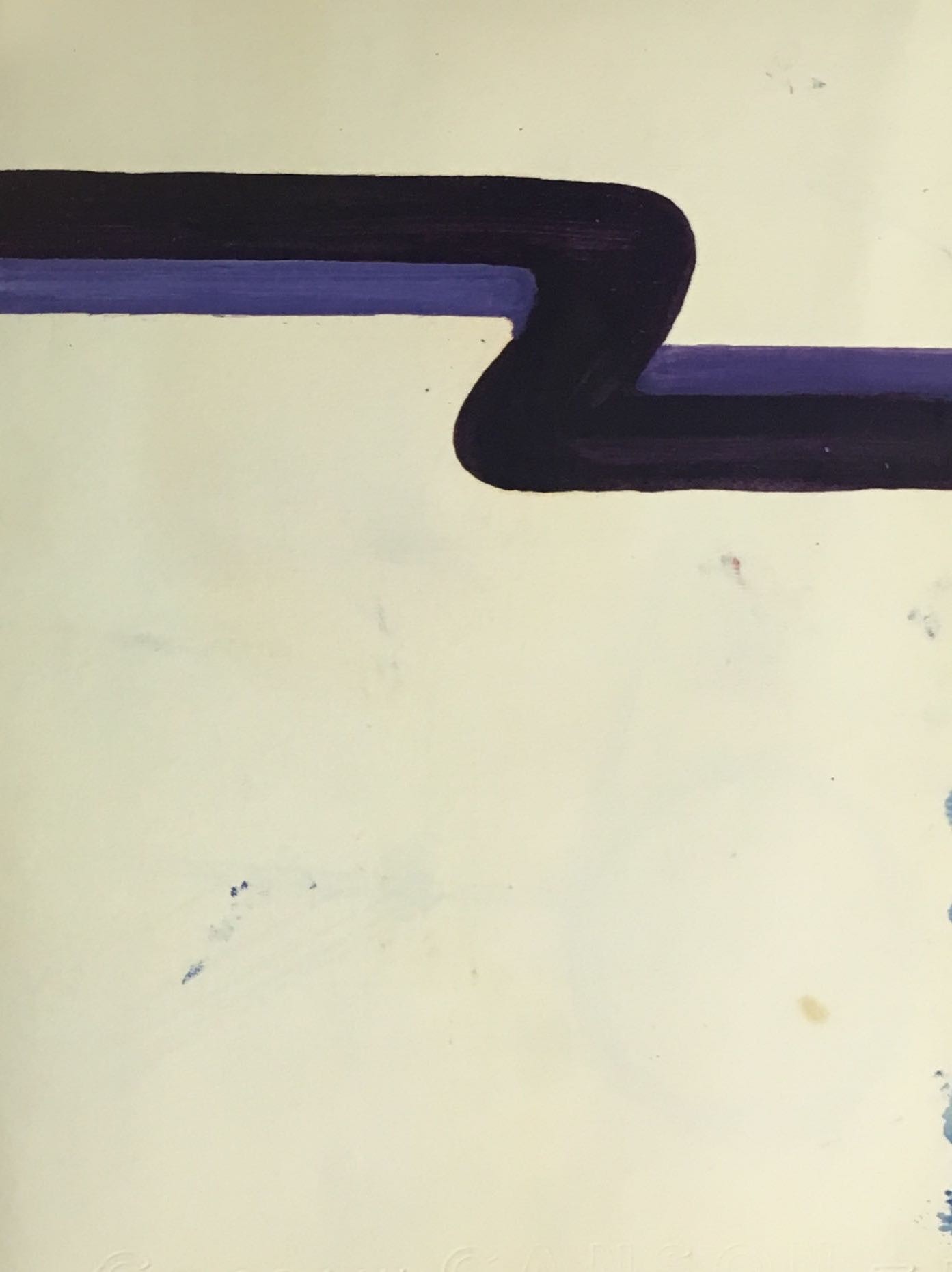 Moon Shin, Black purple Abstraction 1973 Collection MMCA Museum Modern Contemporary Art, Seoul Moon Shin, Black purple Abstraction 1973 Collection MMCA Museum Modern Contemporary Art, Seoul