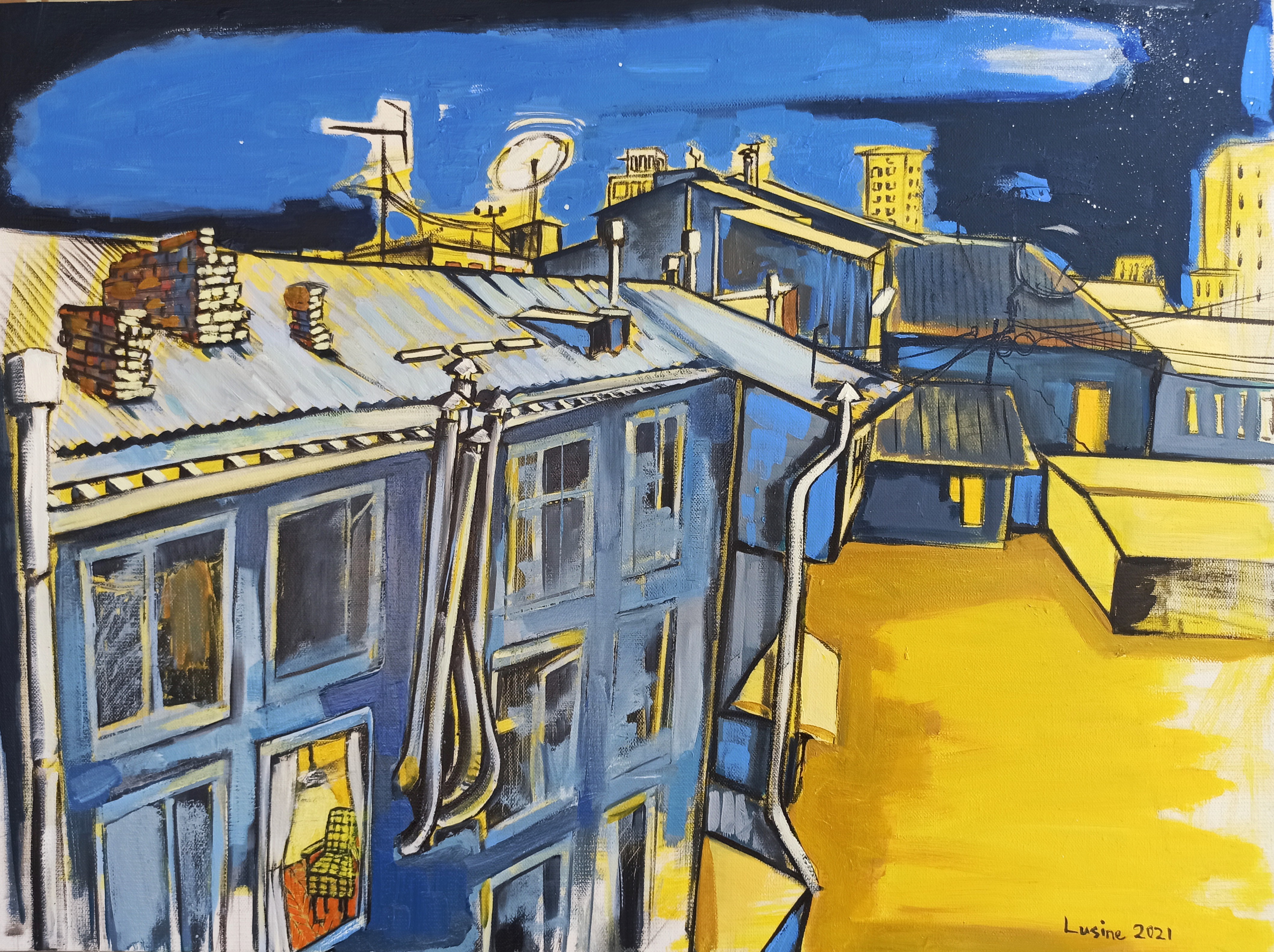 Lusine Abrahamyan, Quiet Night in Our Yard Lusine Abrahamyan, Quiet Night in Our Yard