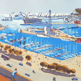 Drucke, Puerto de Barcelona, Josep Moscardó