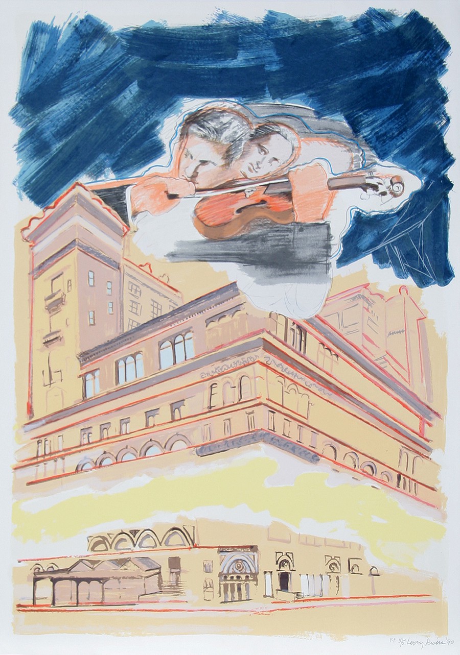 Larry Rivers, Carnegie Hall from the Carnegie Hall 100th Anniversary Portfolio Larry Rivers, Carnegie Hall from the Carnegie Hall 100th Anniversary Portfolio