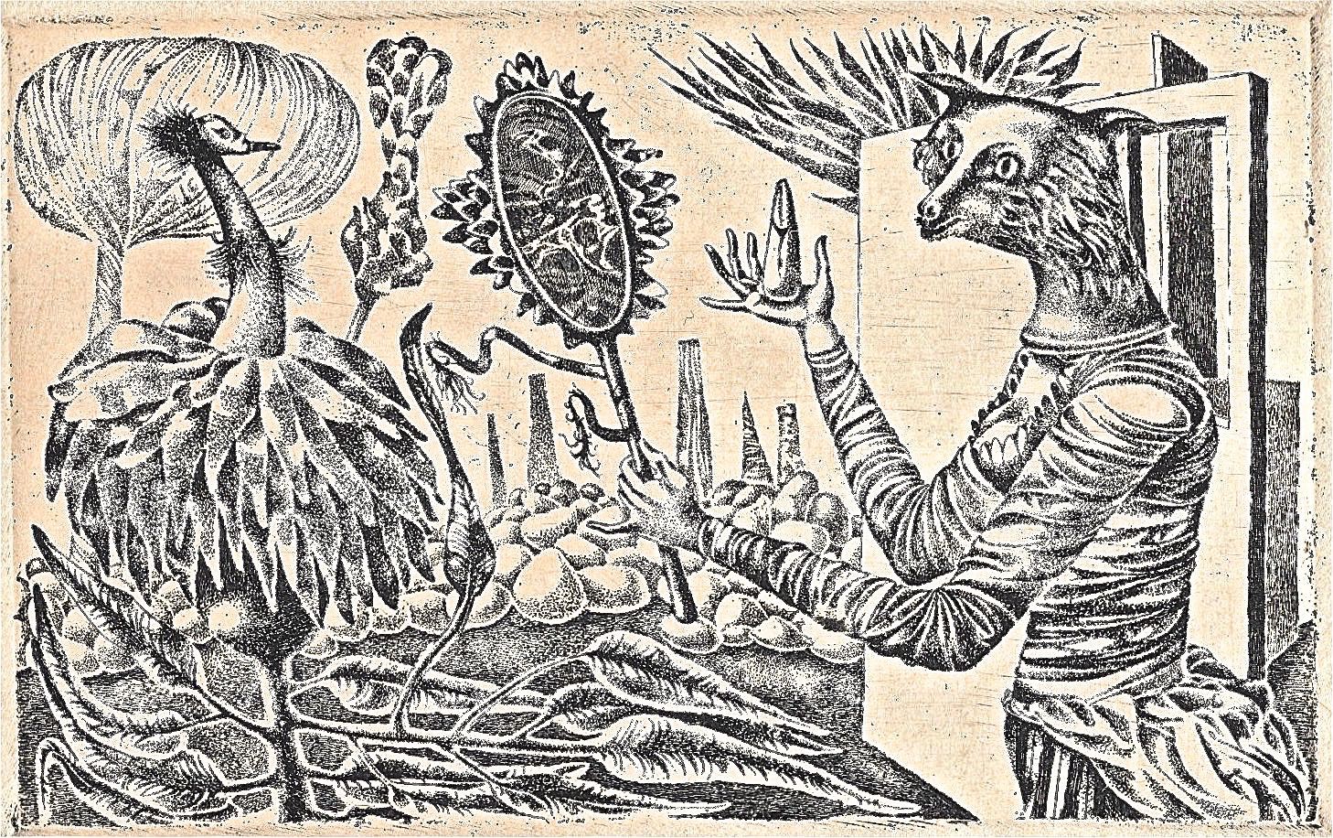 Wolfgang Seuther, 1952 Animaux surréalistes Fantastic Surrealistic World Wolfgang Seuther, 1952 Animaux surréalistes Fantastic Surrealistic World