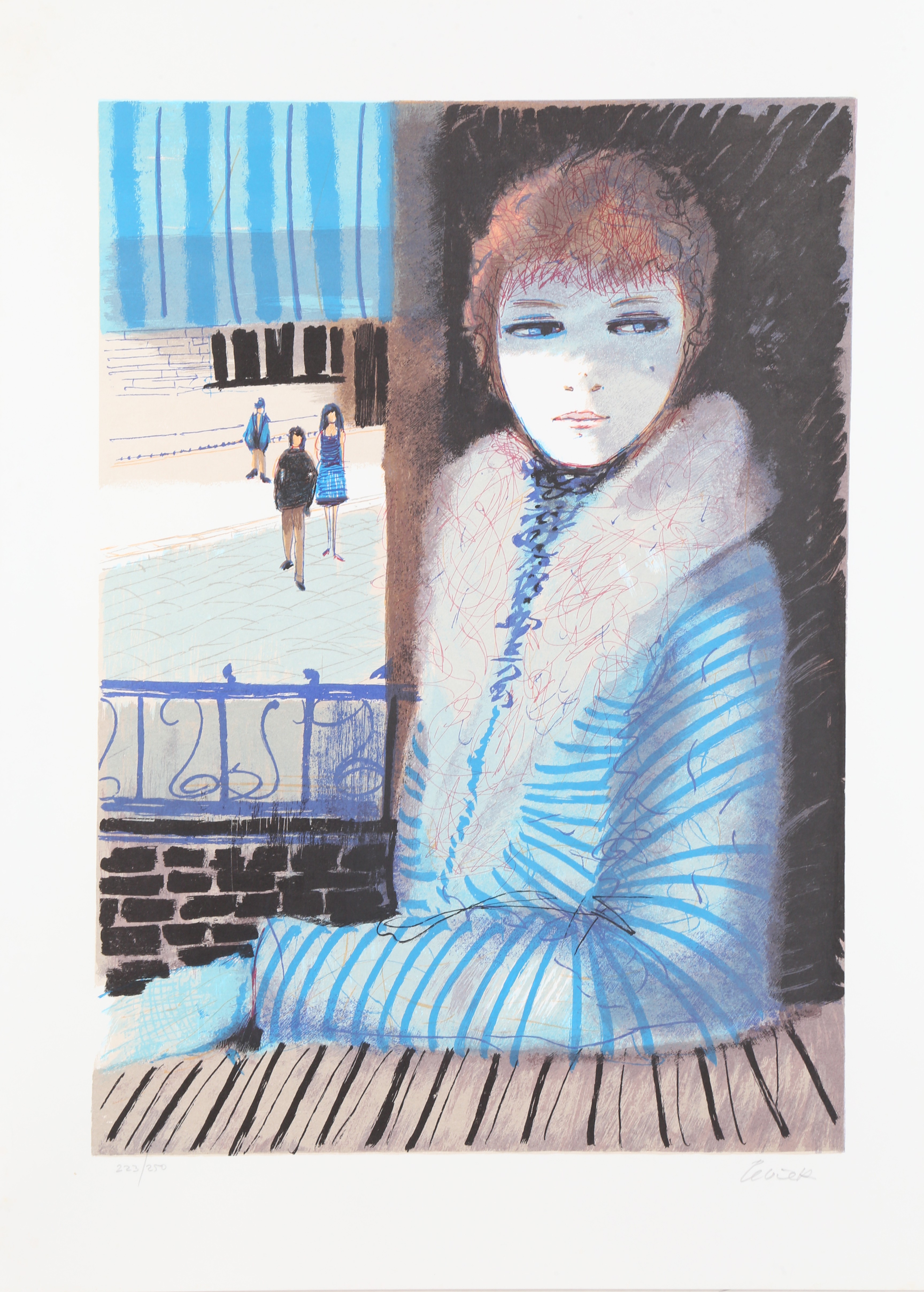 Charles Levier, Girl in Blue Charles Levier, Girl in Blue