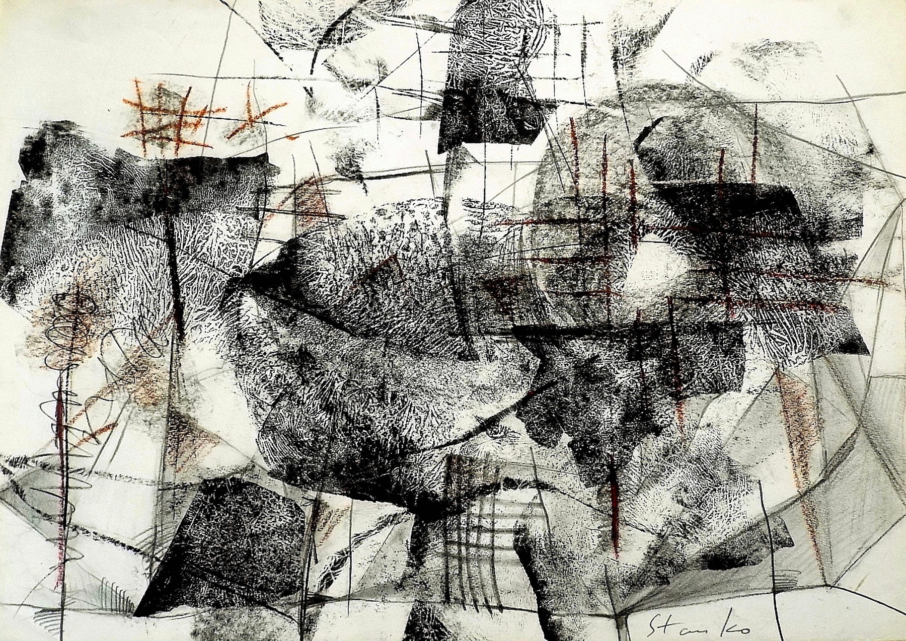 Stanislav Bojankov, Cubists landscape Stanislav Bojankov, Cubists landscape
