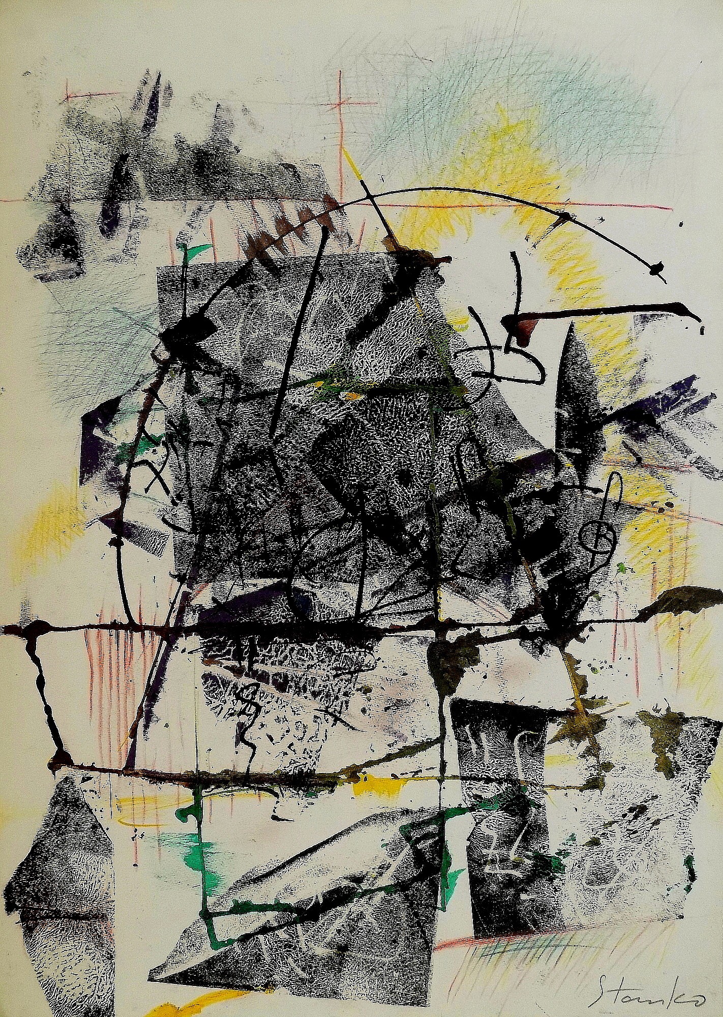 Stanislav Bojankov, Abstract landscape-V Stanislav Bojankov, Abstract landscape-V
