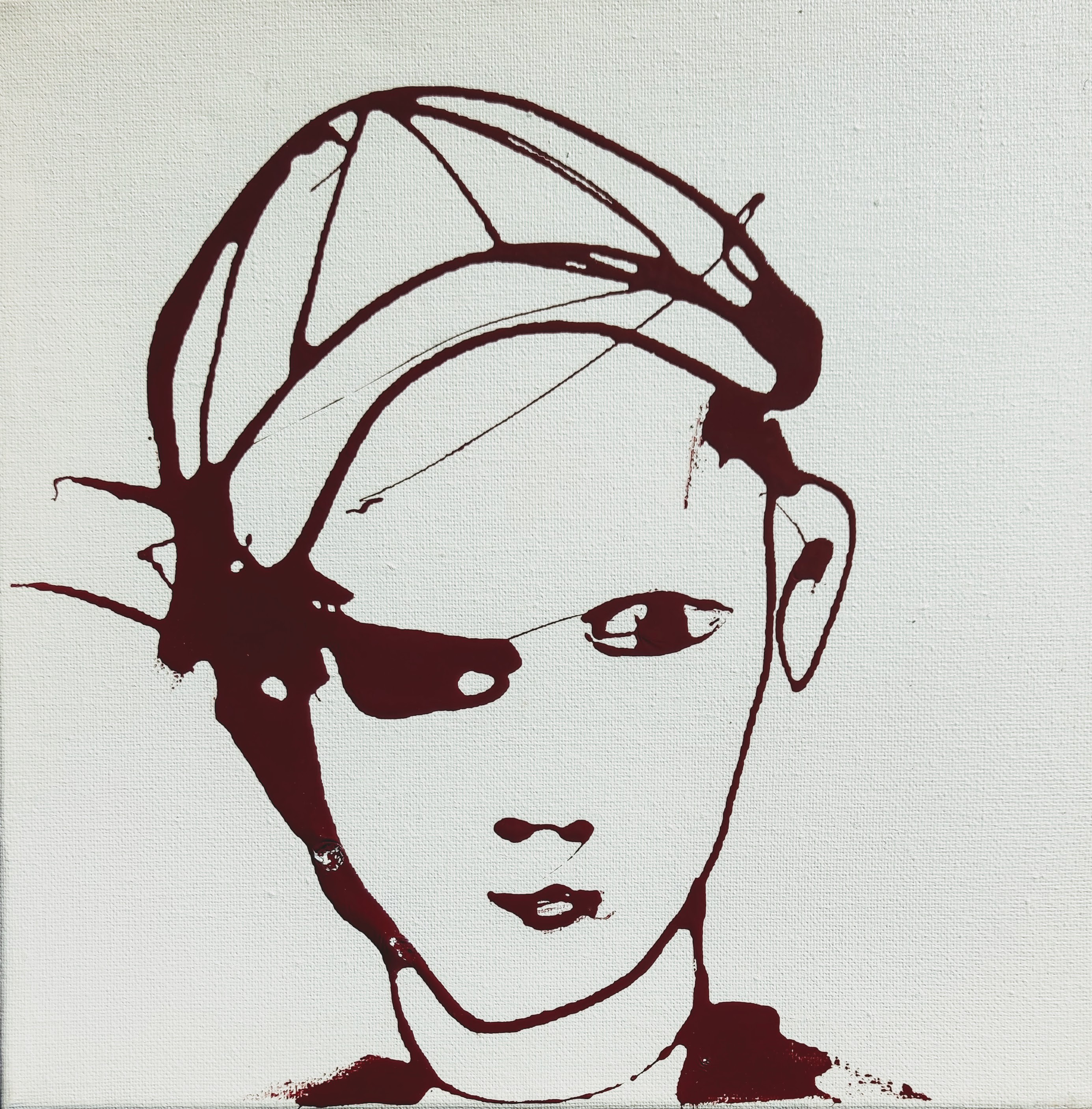 Laurent Godard, Billy the benevolent - Dripping portrait Laurent Godard, Billy the benevolent - Dripping portrait