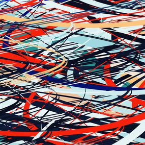 ▷ Three Flags 3P by Madsaki, 2018 | Offset Lithography