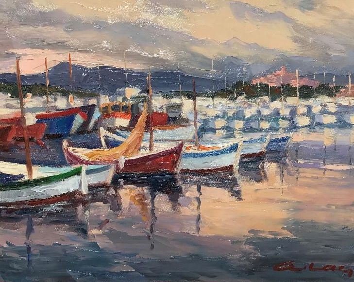 André Lac, Ciel d'orage sur le Port André Lac, Ciel d'orage sur le Port