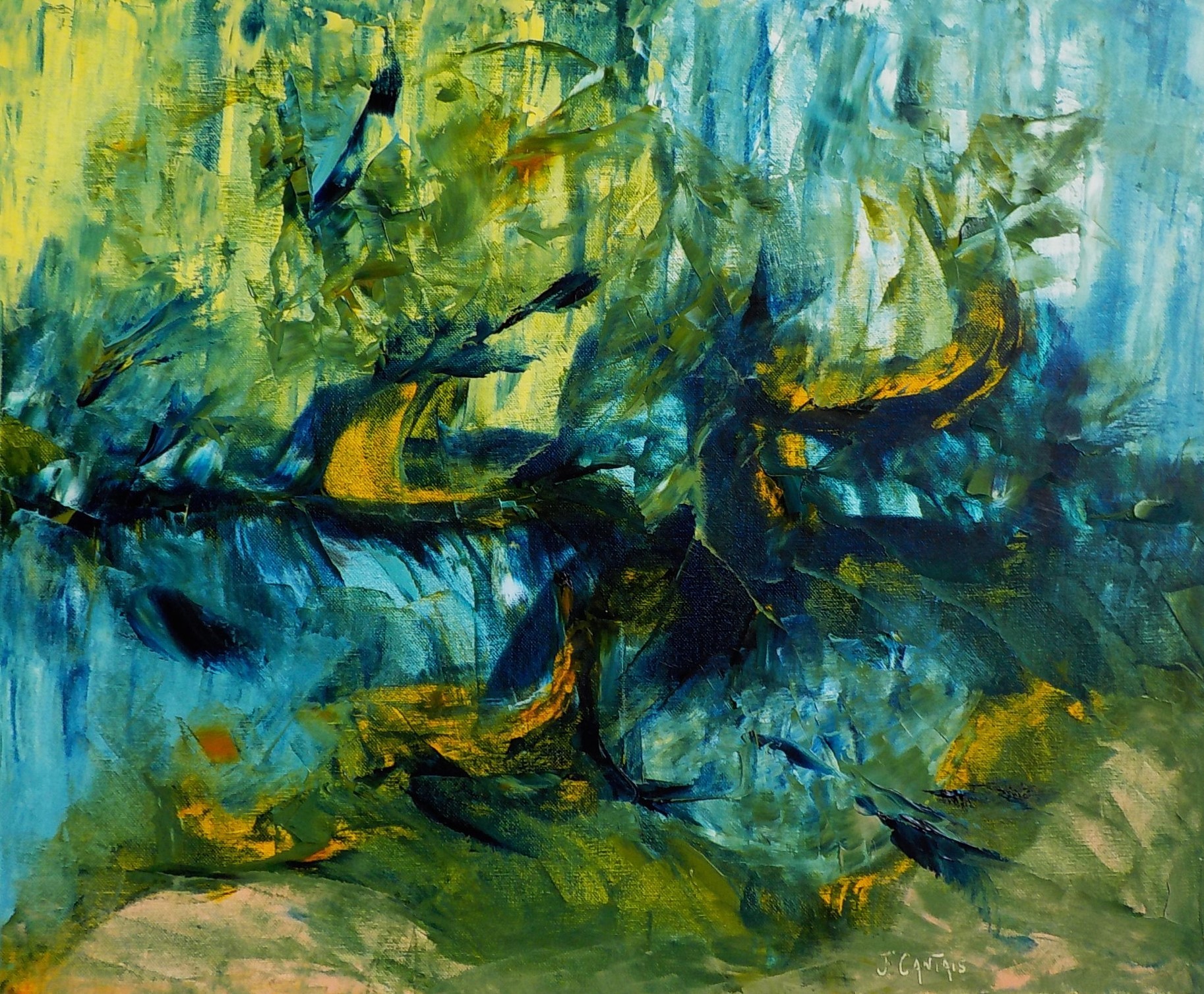 Frédérique Cantais, The Pond - L’étang Frédérique Cantais, The Pond - L’étang