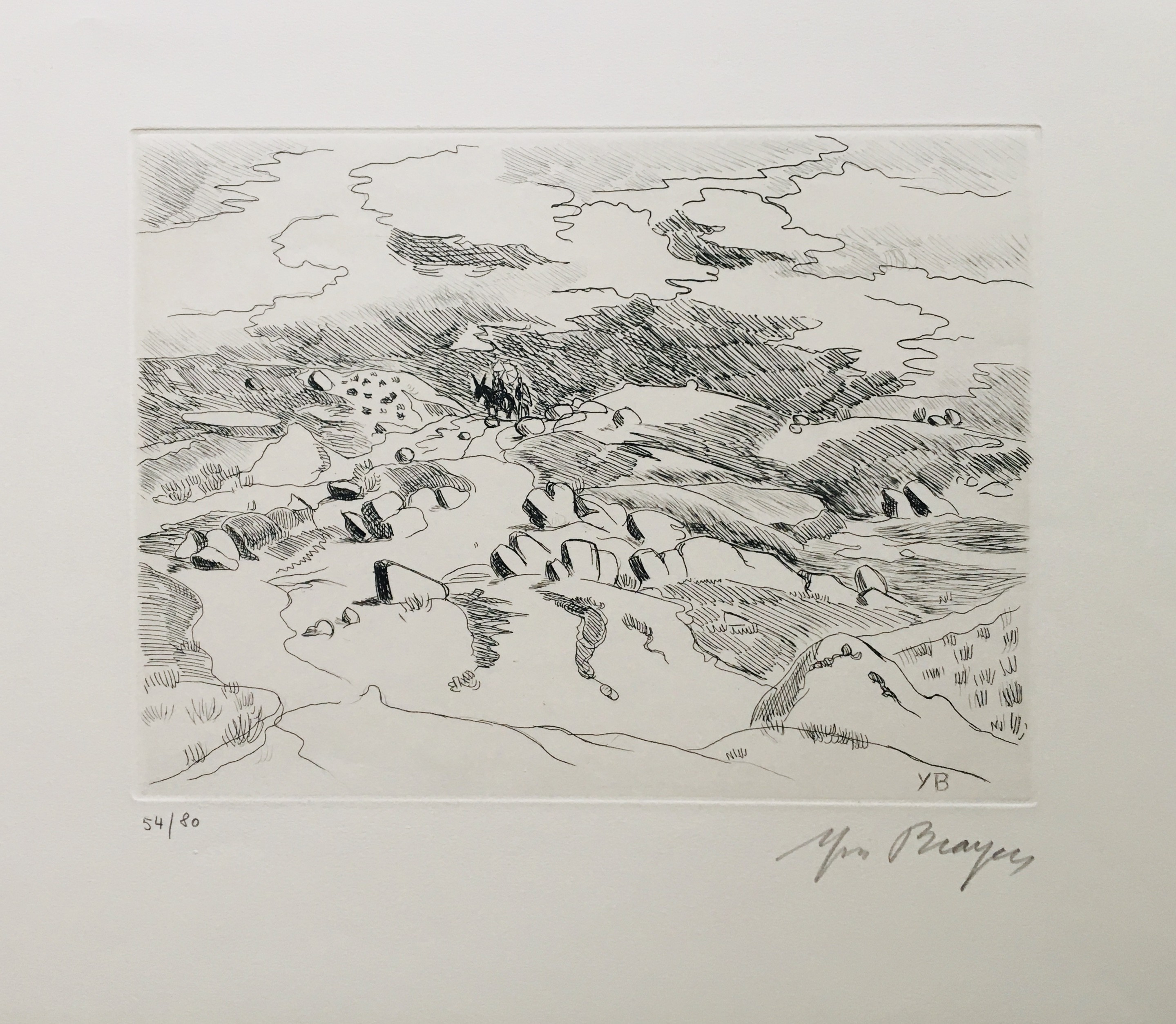 Yves Brayer, Paysage de Castille Yves Brayer, Paysage de Castille