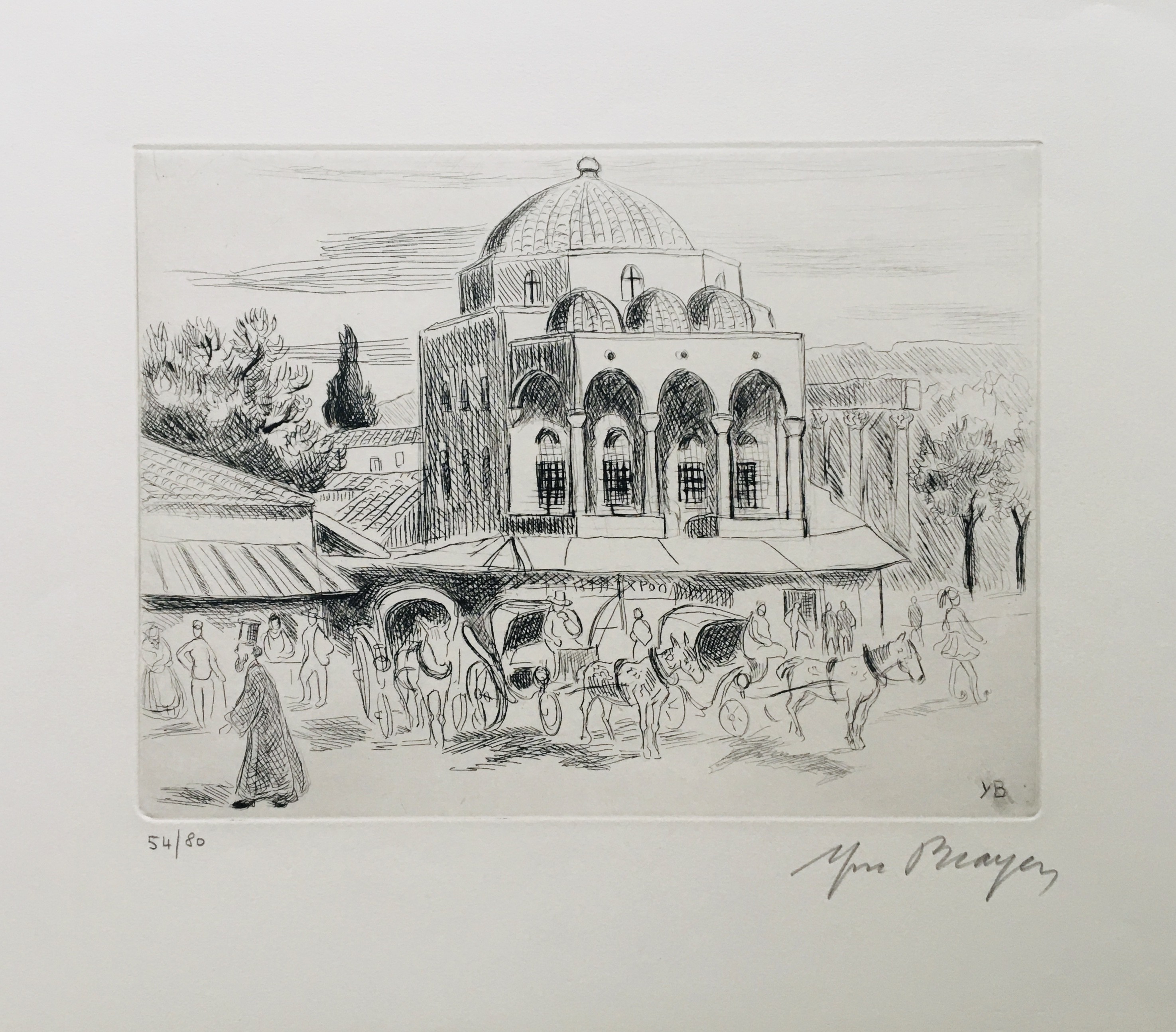 Yves Brayer, Athènes Yves Brayer, Athènes